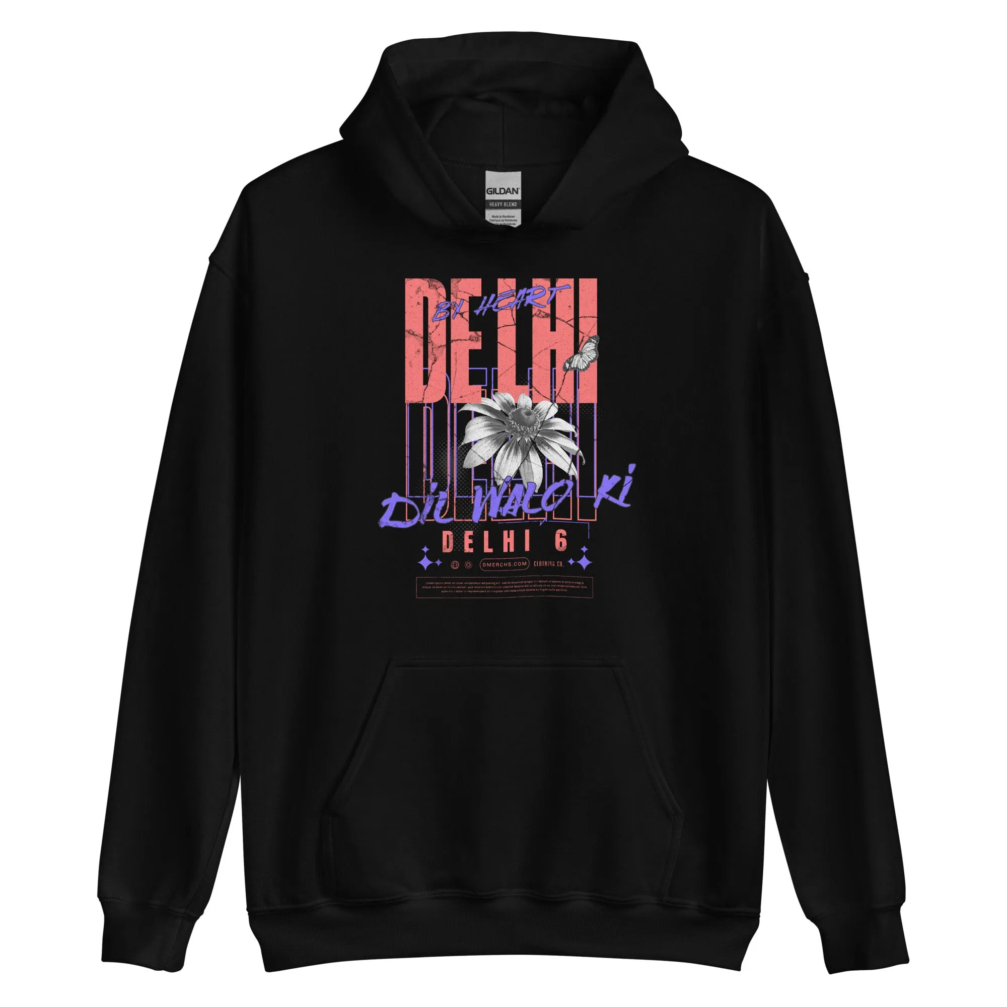 Delhi by heart Unisex Hoodie