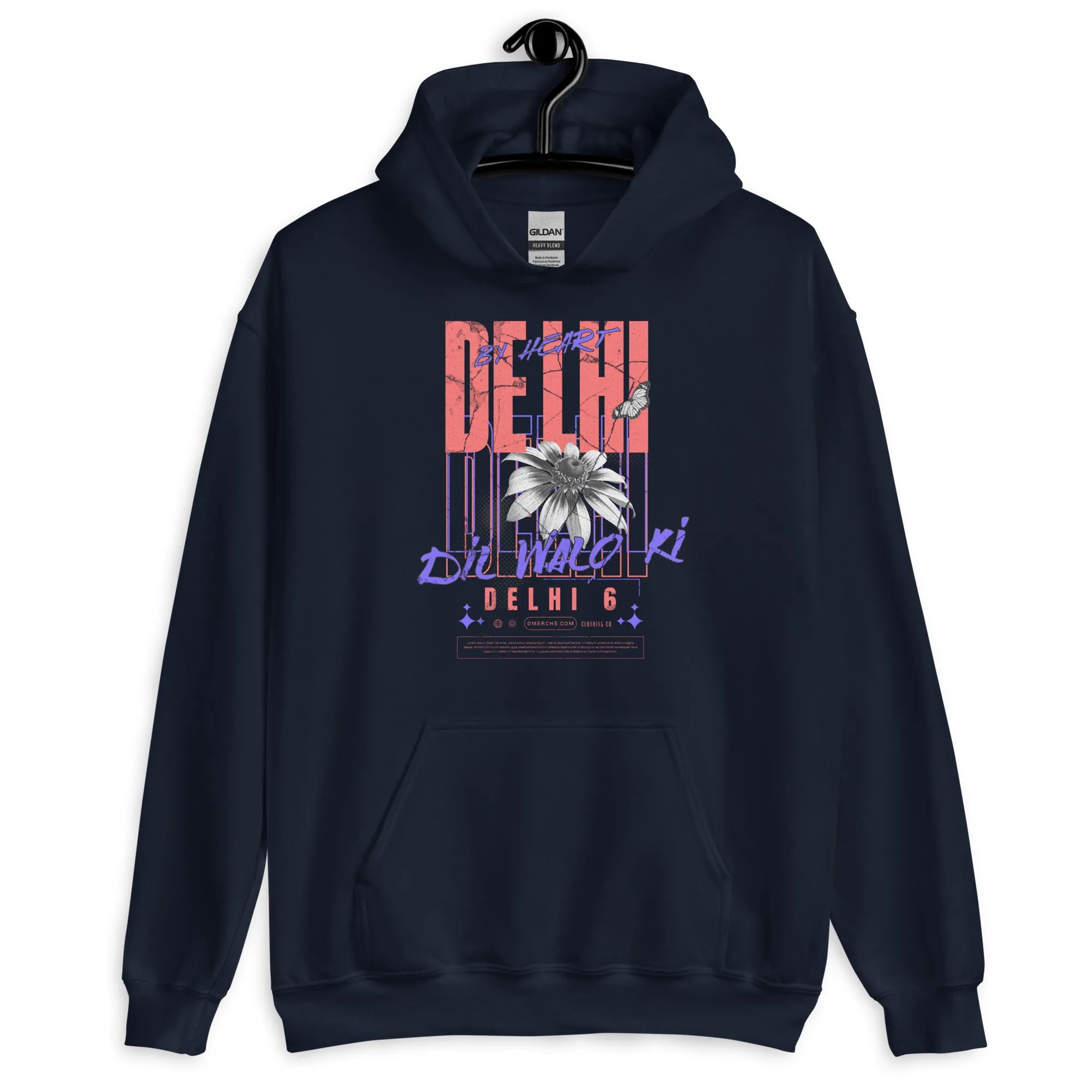 Delhi by heart Unisex Hoodie