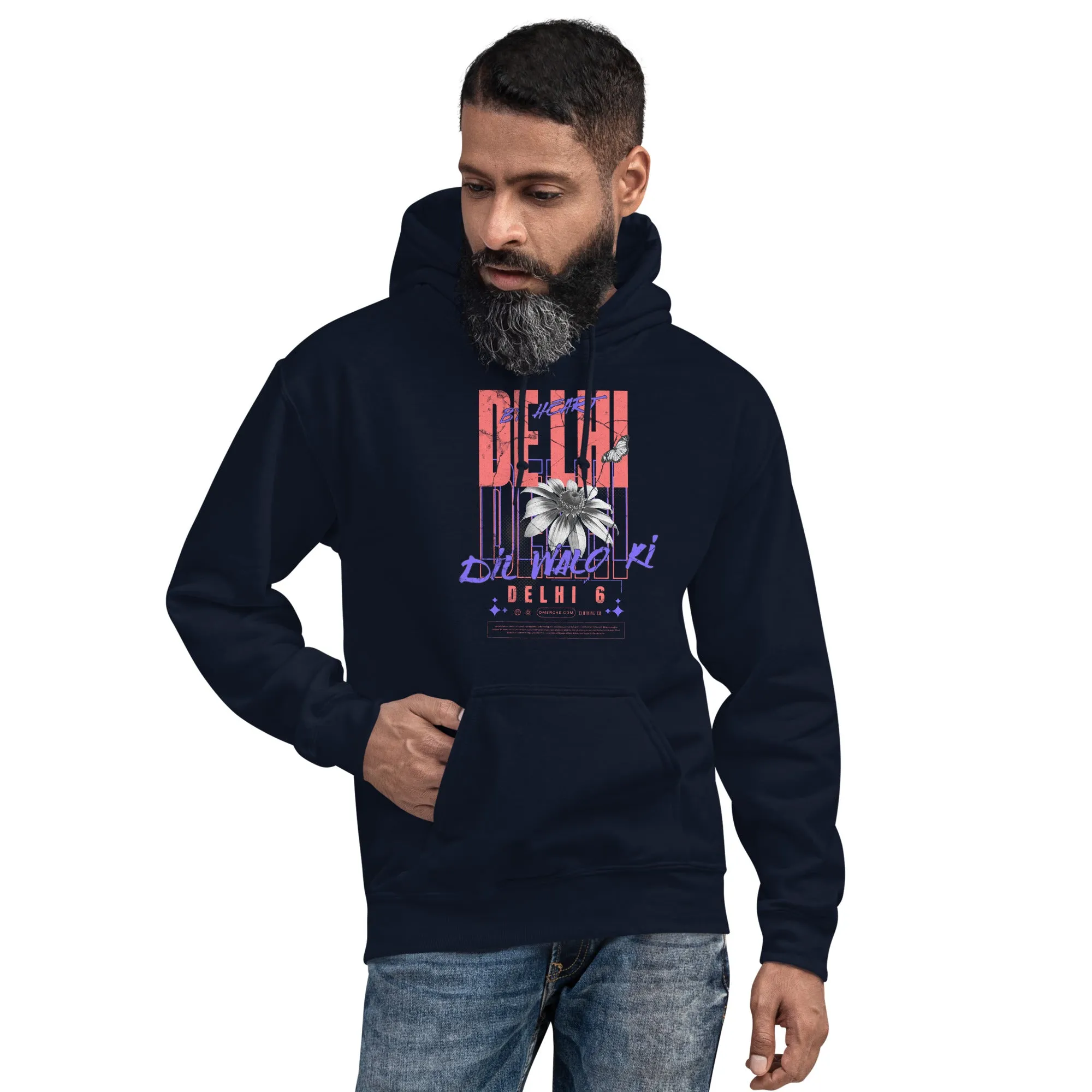 Delhi by heart Unisex Hoodie