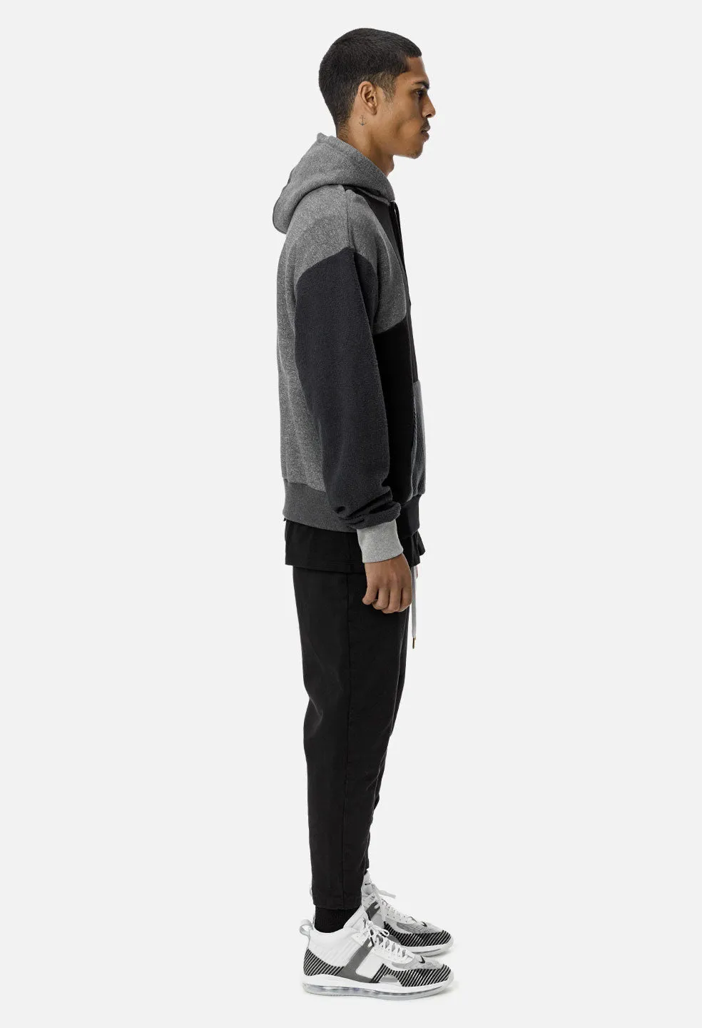 Distorted Hoodie / Charcoal