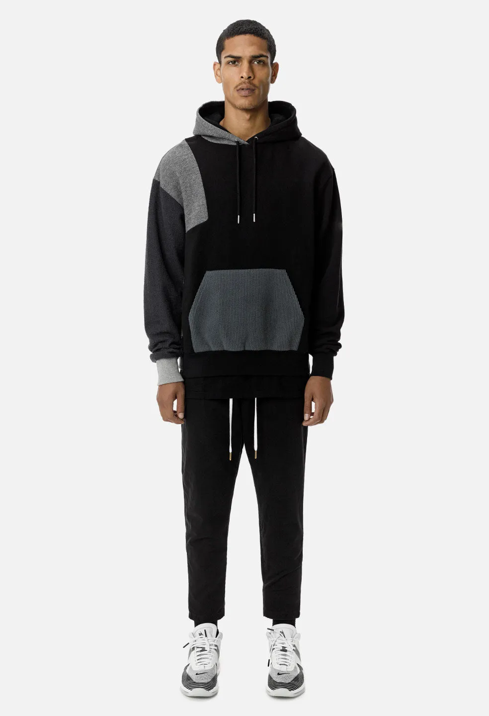 Distorted Hoodie / Charcoal