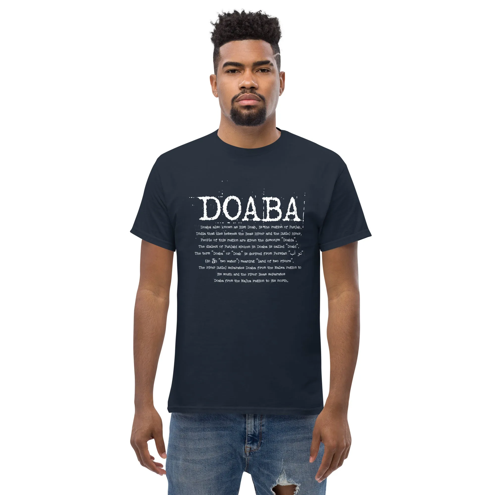 Doaba Text Men's classic tee