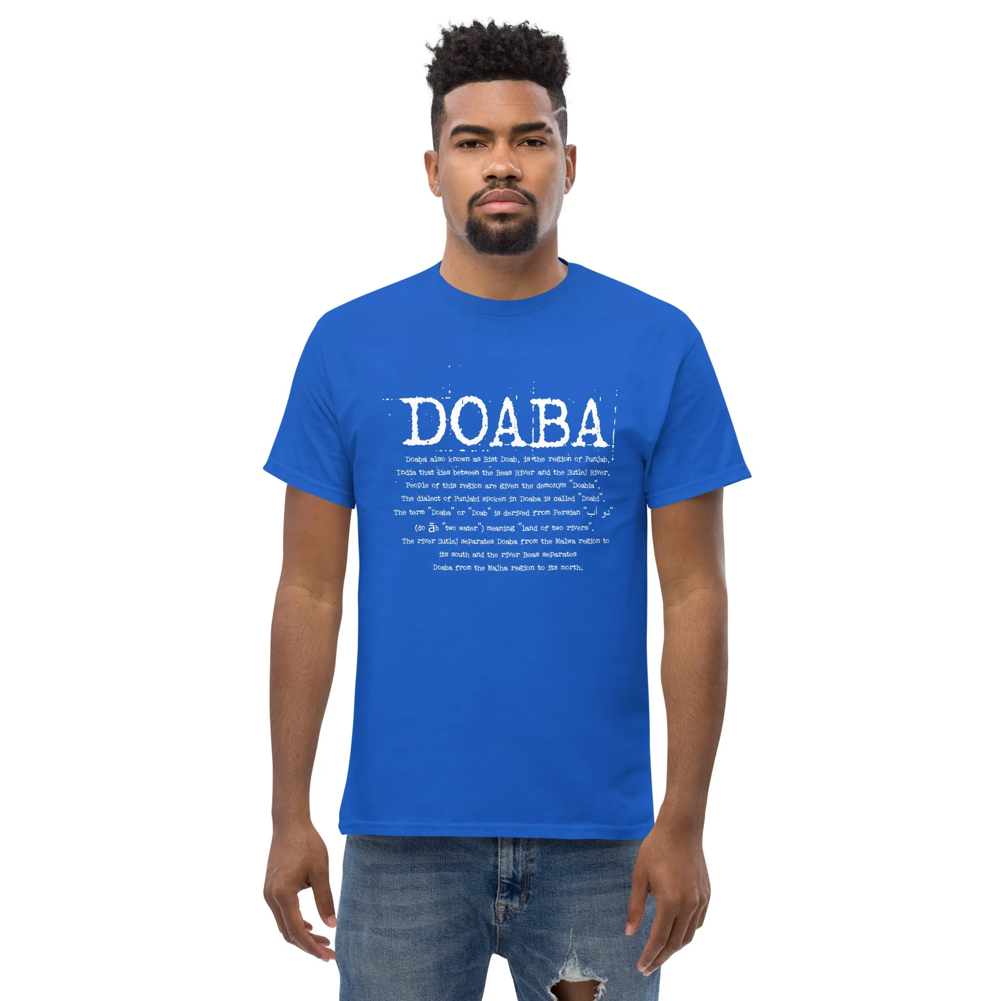 Doaba Text Men's classic tee