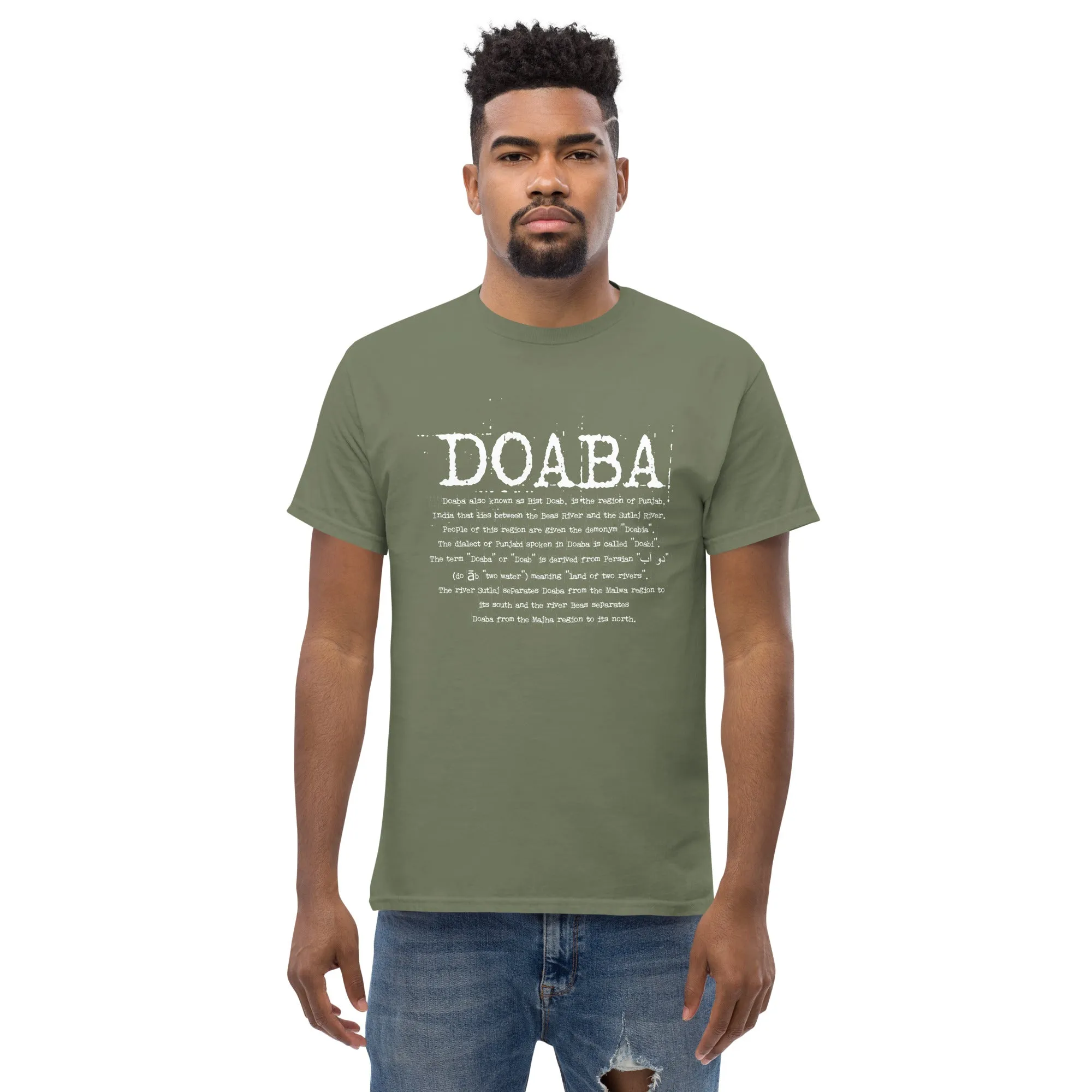 Doaba Text Men's classic tee