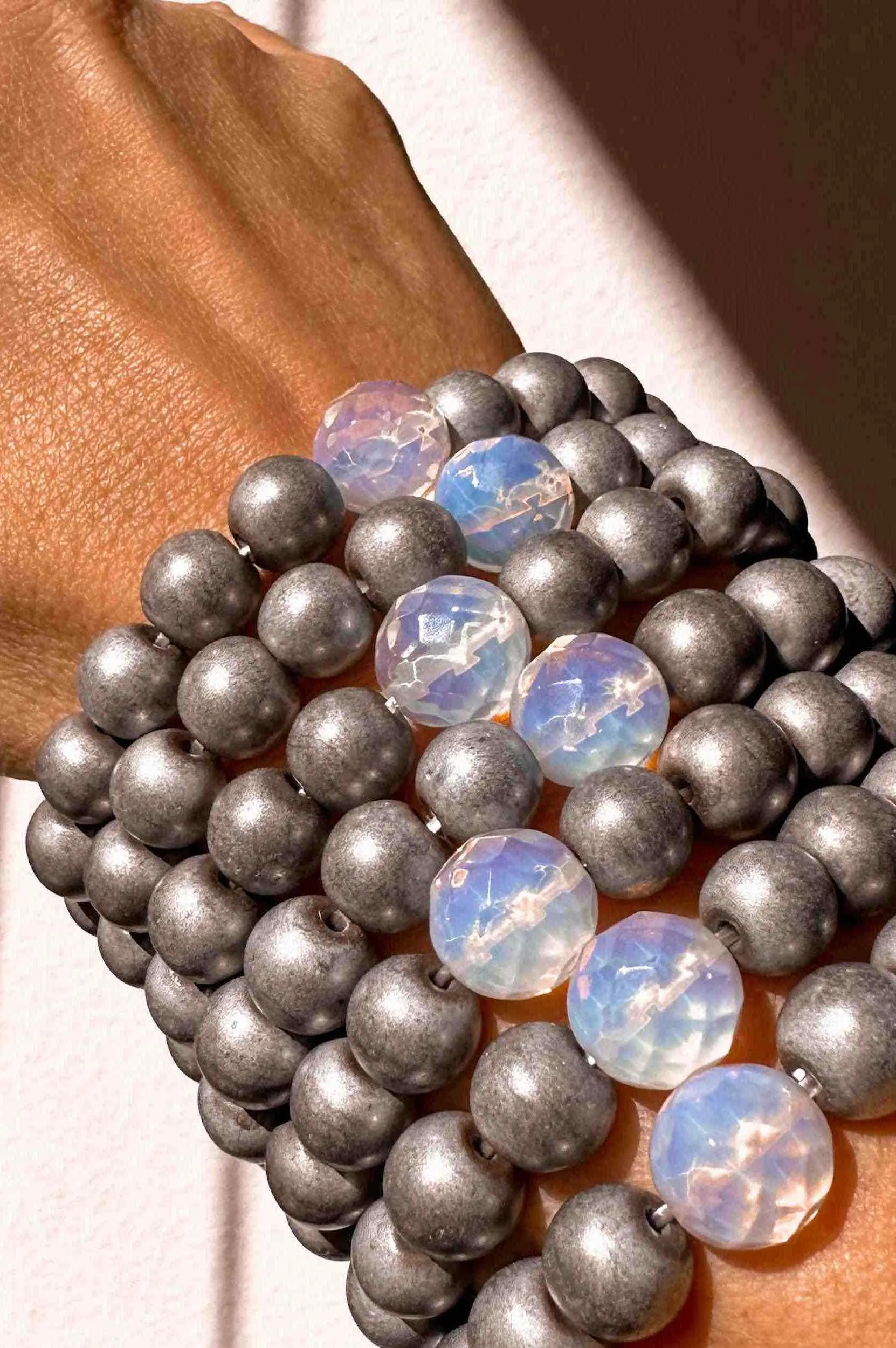 Dreamer Opalite & Hematite Bracelet