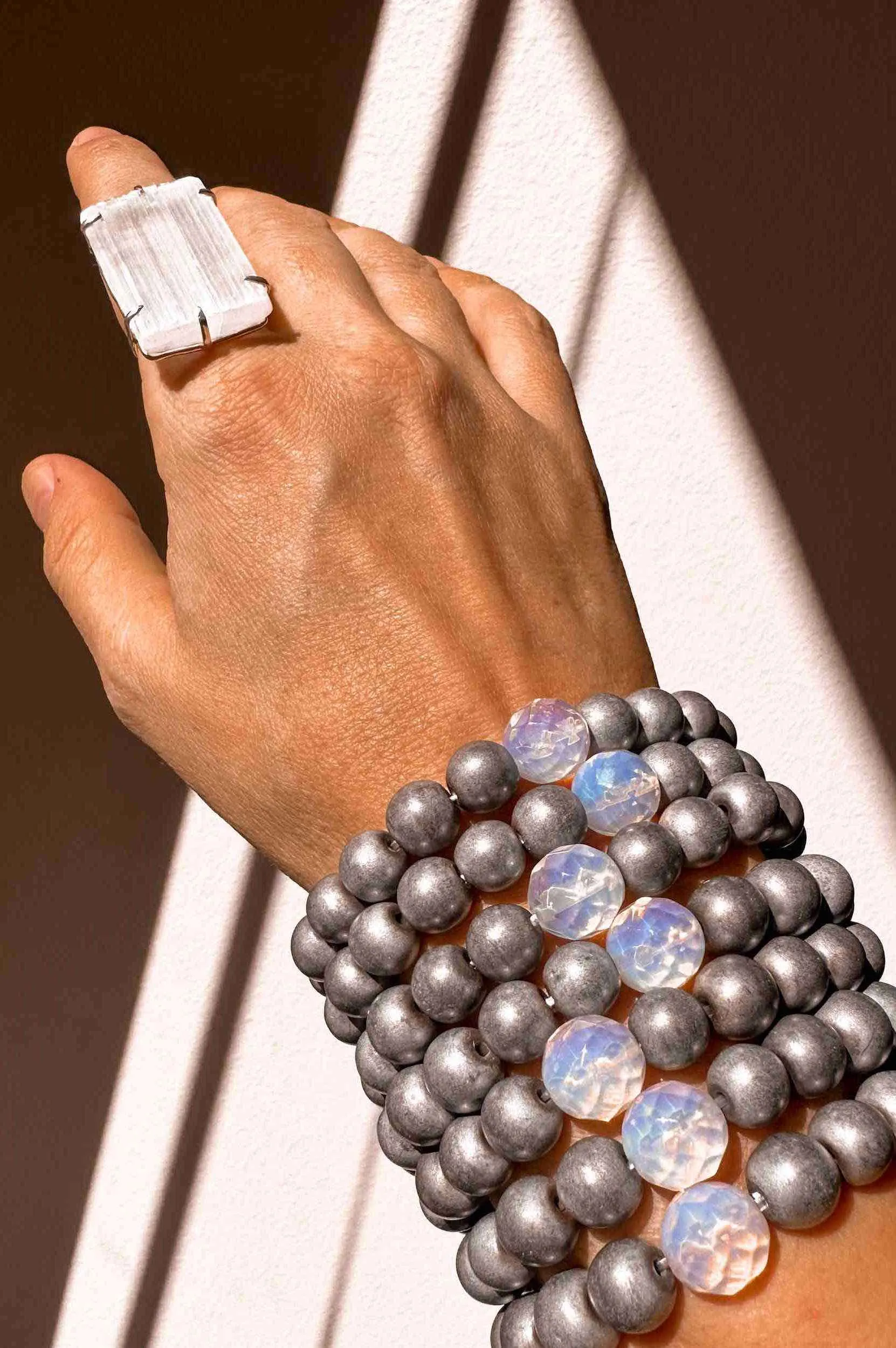 Dreamer Opalite & Hematite Bracelet