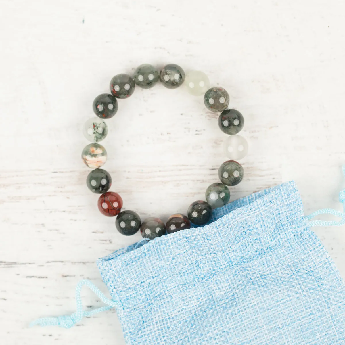 Fearless Courage Bloodstone Bracelet