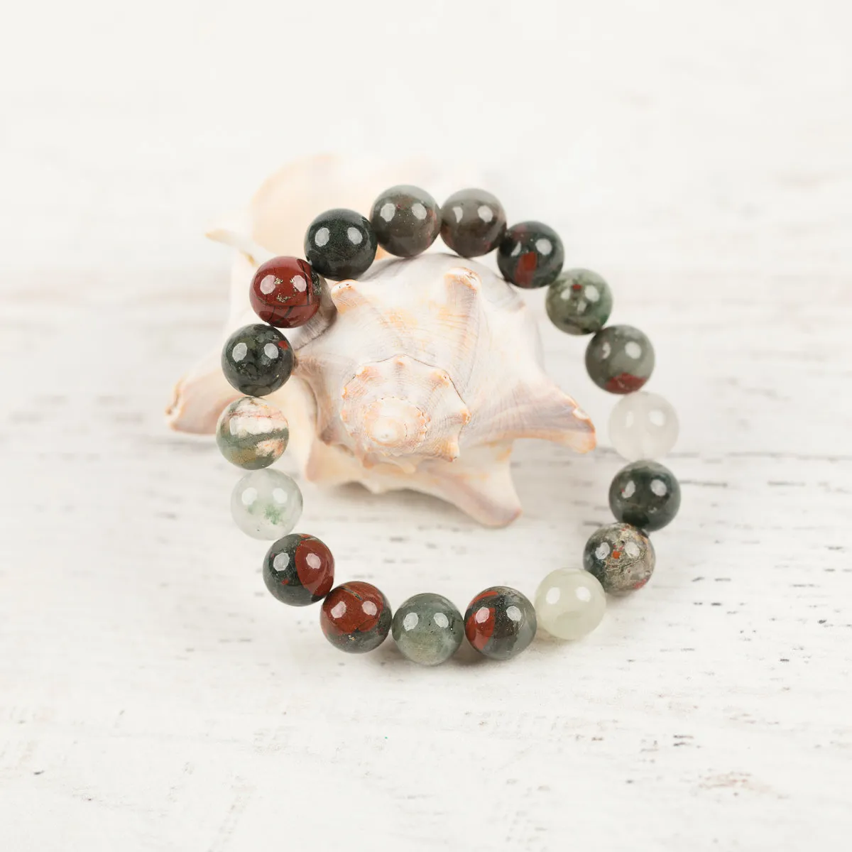 Fearless Courage Bloodstone Bracelet