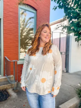 Flower Child Lightweight Sweater PLUS