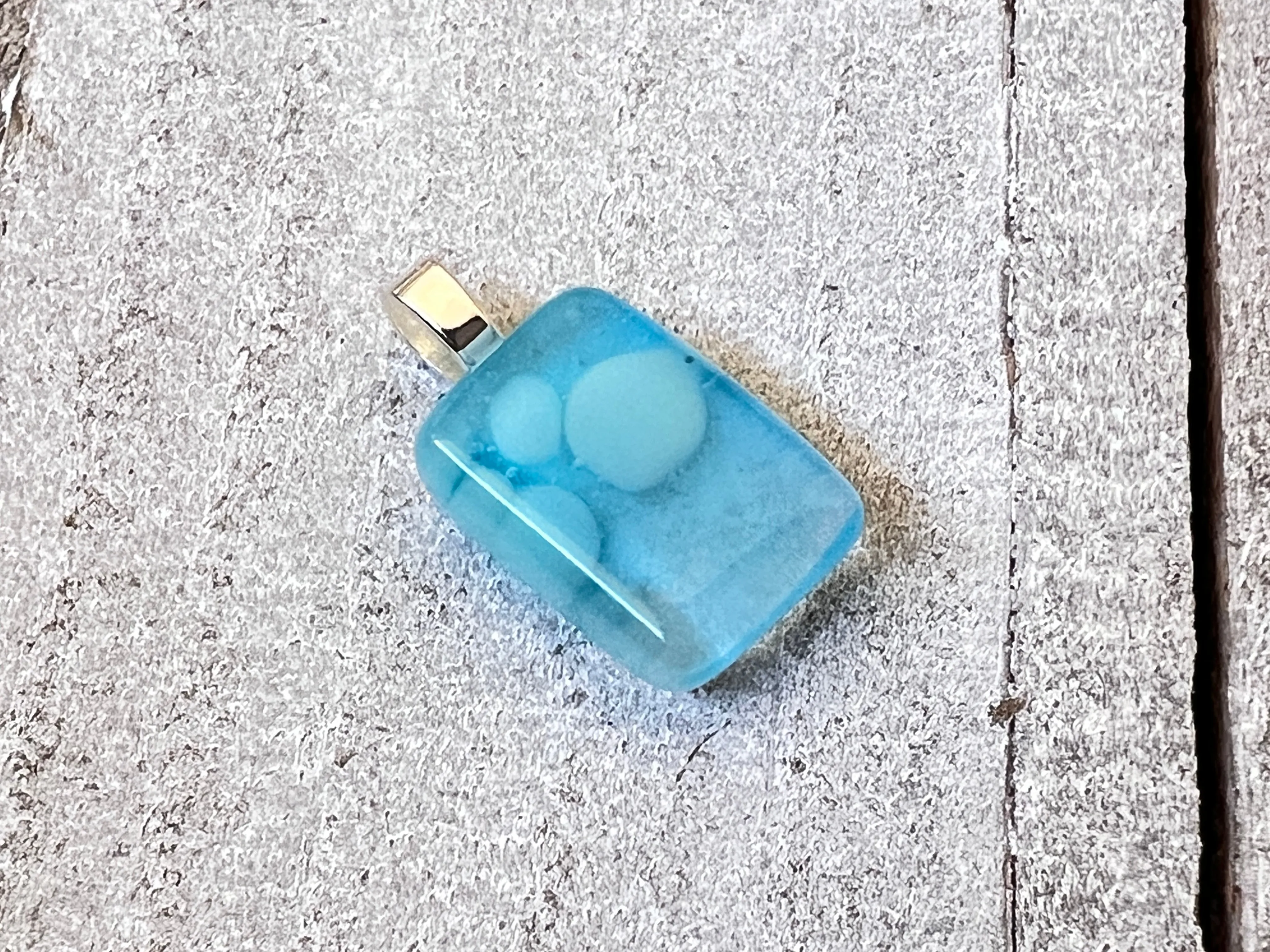 Fused Glass Mini~Blue