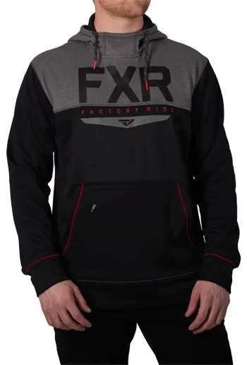 FXR Helium Tech Pullover Fleece Black/Red