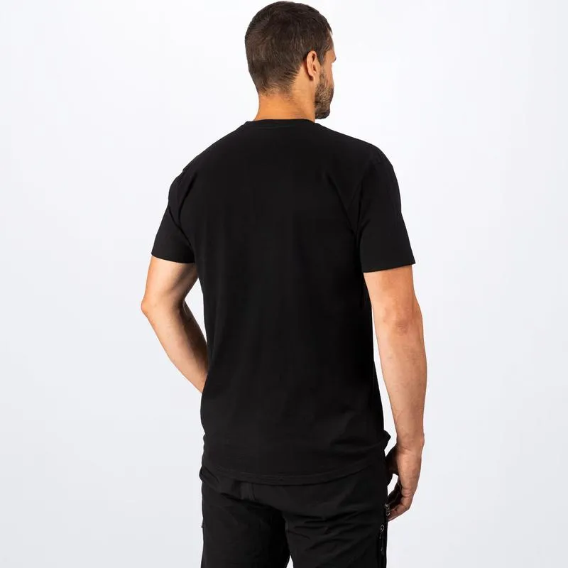 FXR Men's Race Div Premium Tee Black/White