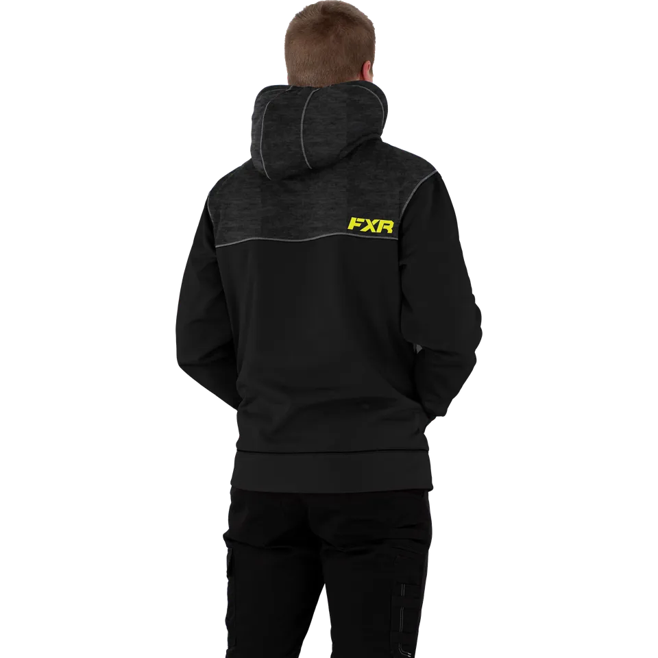 FXR Pursuit Tech Pullover Fleece Black/Hi-Vis