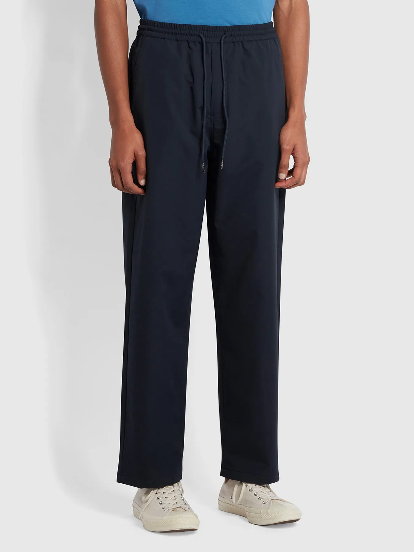 Greenport Loose Fit Sweatpants In True Navy