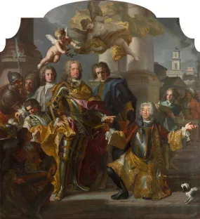 Gundaker Count Althann Handing over to the Emperor Charles VI (Charles III of Hungary) (1685-1740)