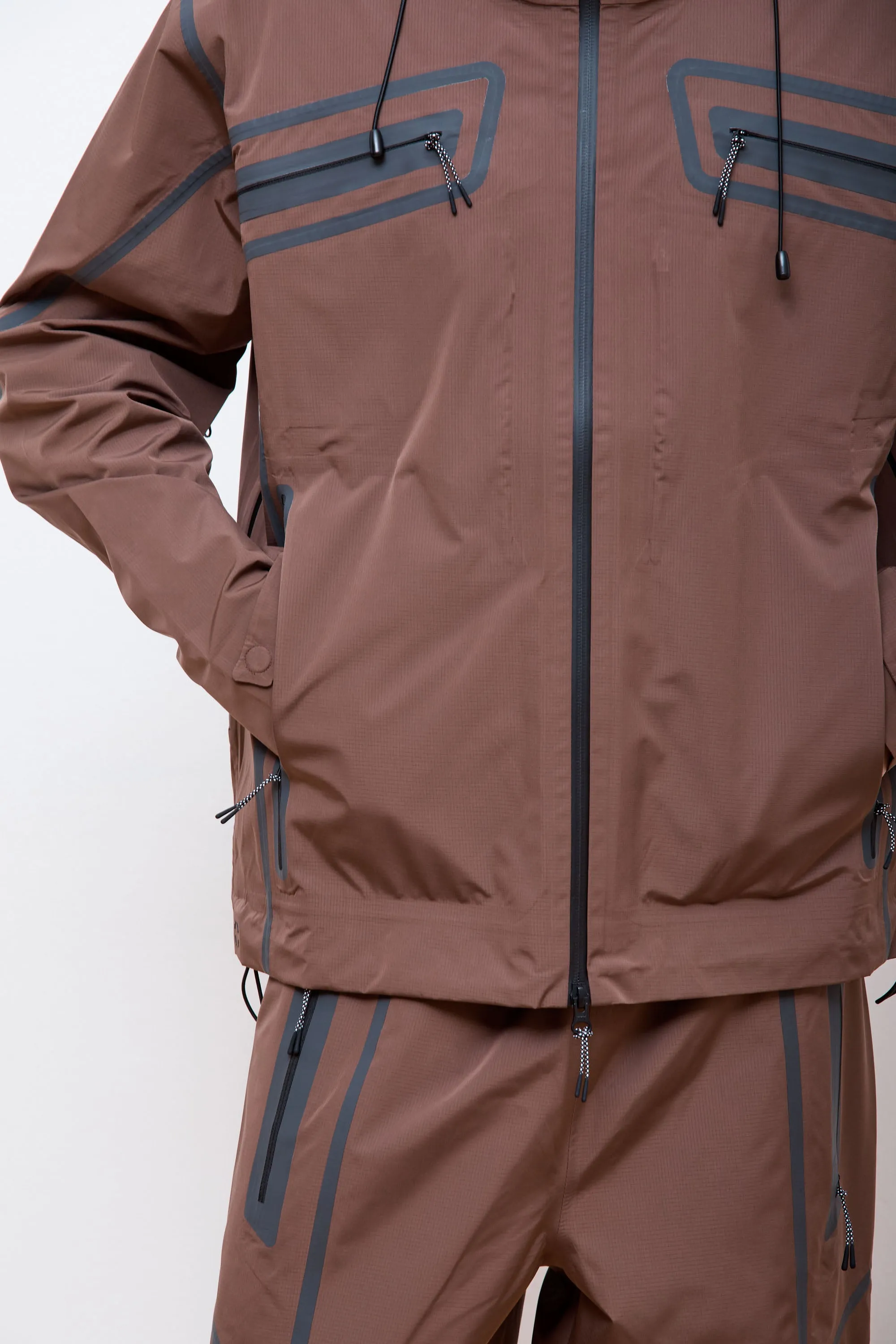 Hardshell Jacket US Brown