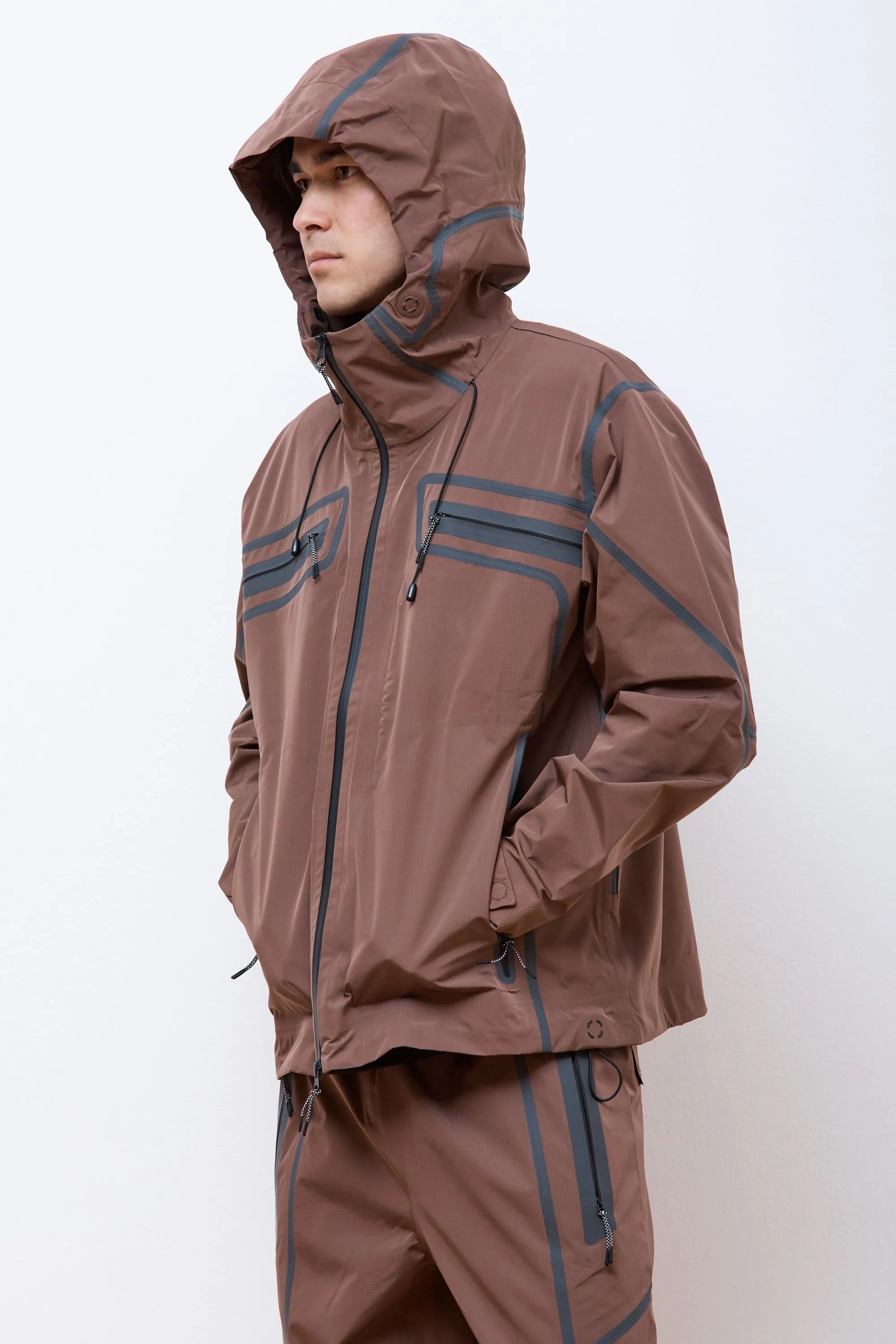 Hardshell Jacket US Brown