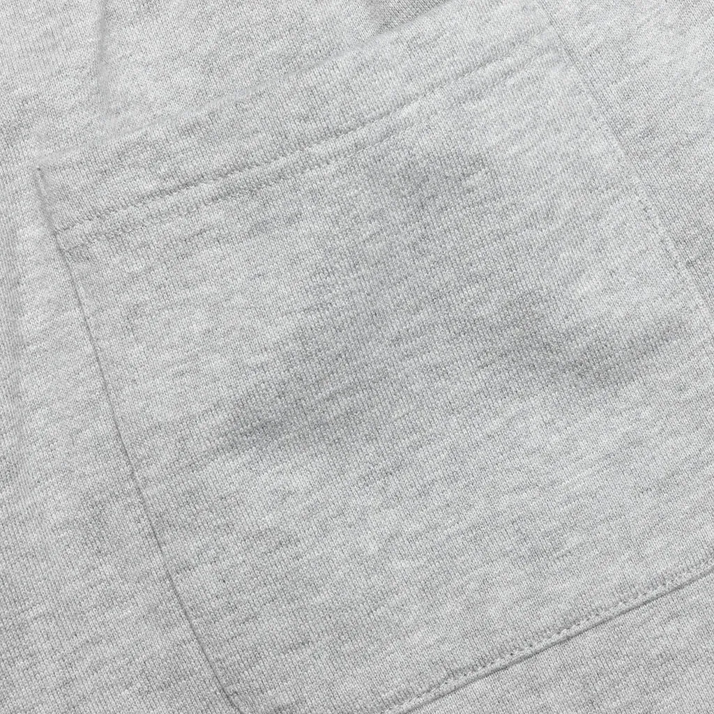 Heart Logo Sweatshort - Heather Grey