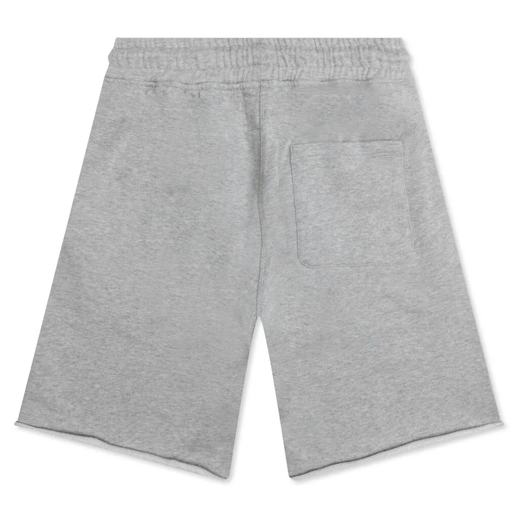 Heart Logo Sweatshort - Heather Grey