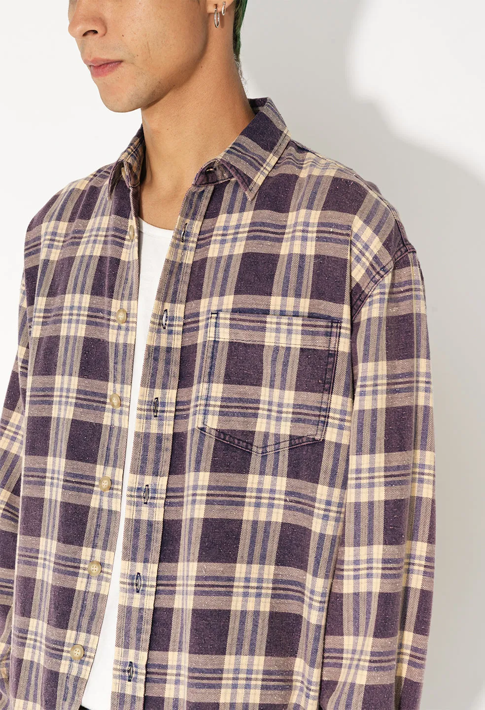 Hemi Oversized Shirt / Silverado Check