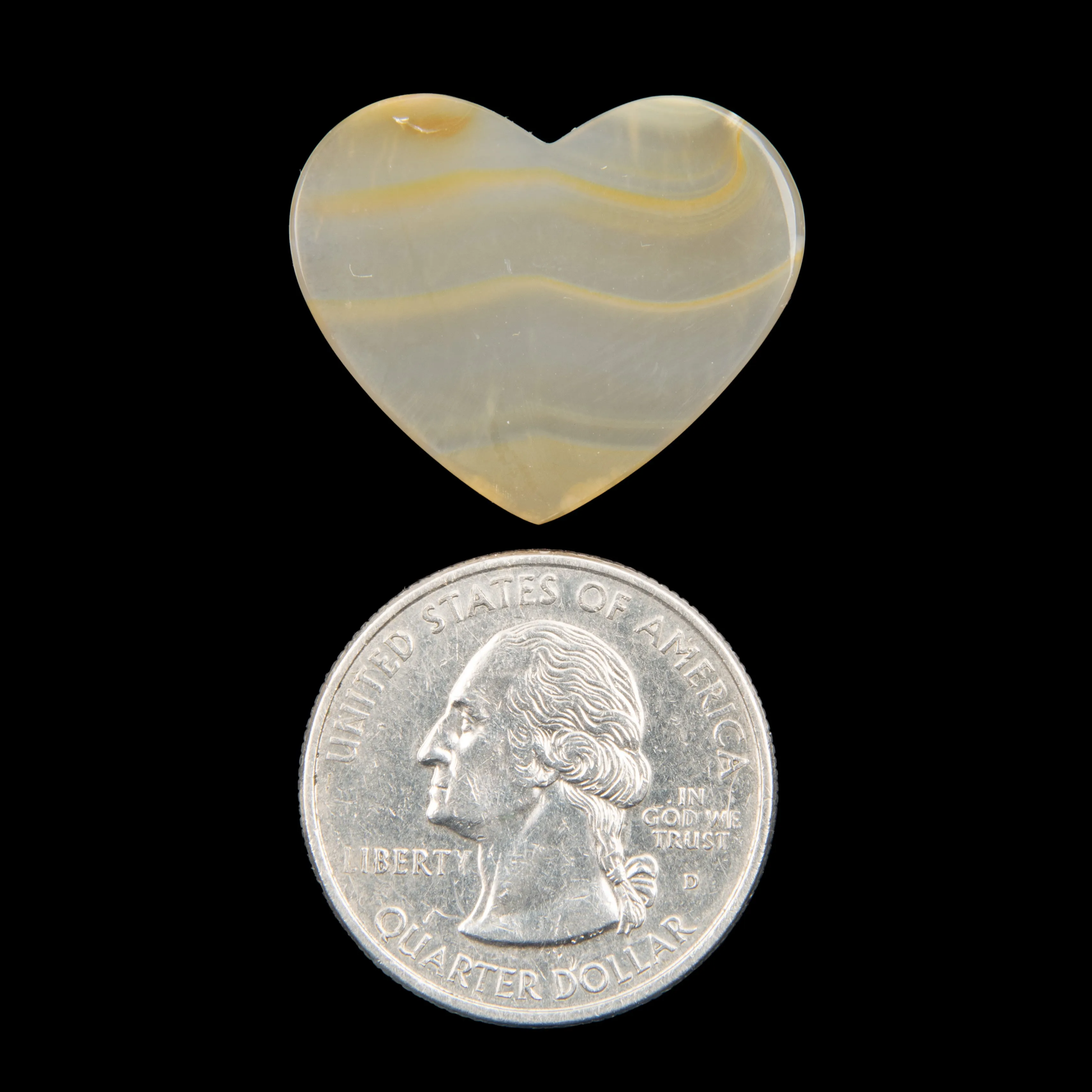 Iris Agate - Heart