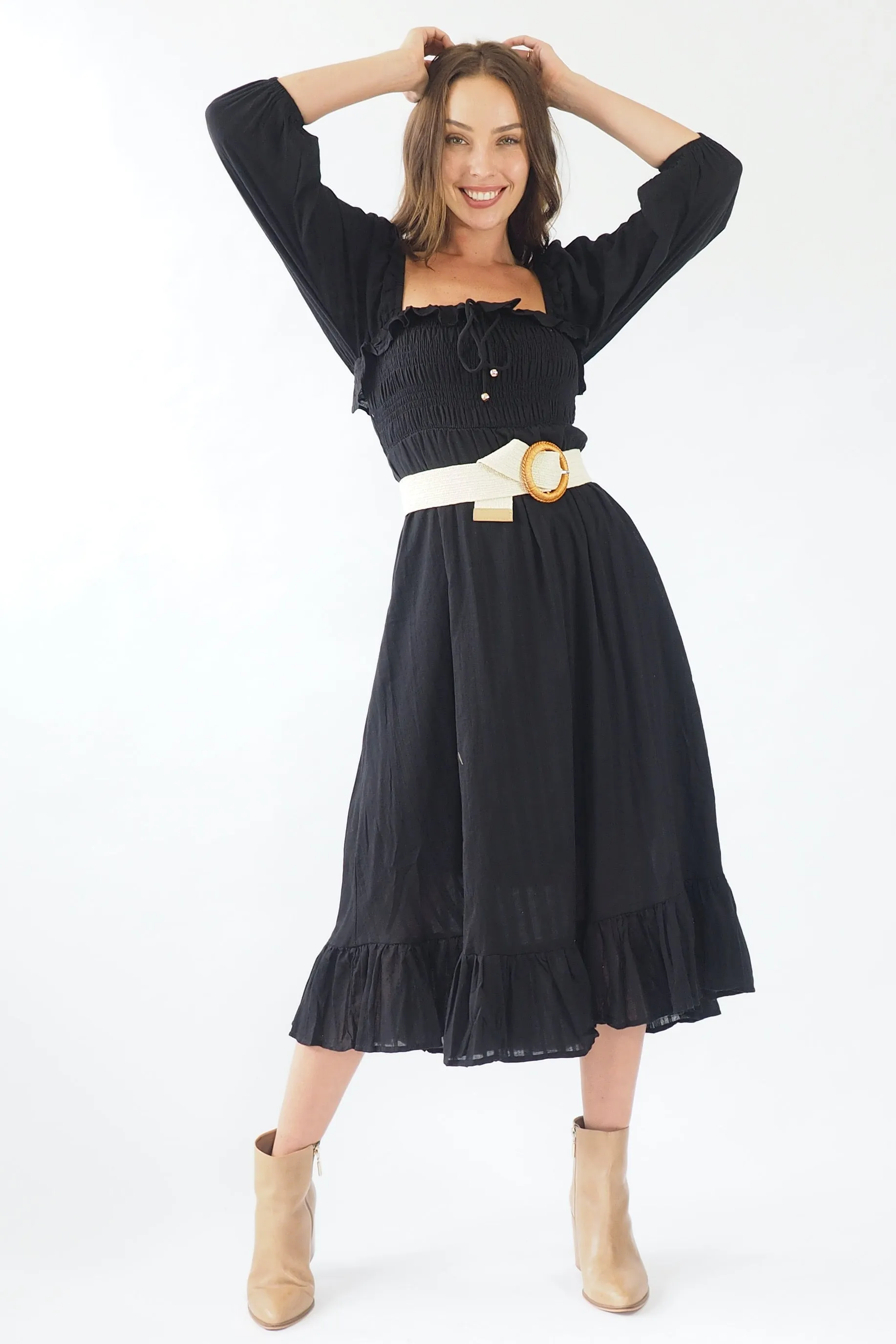 Jacinta Dress- Black