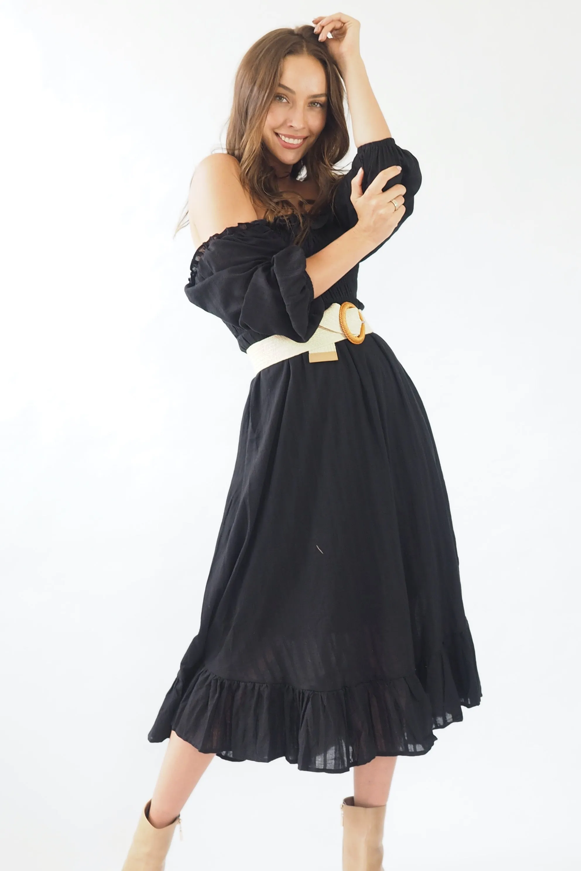 Jacinta Dress- Black