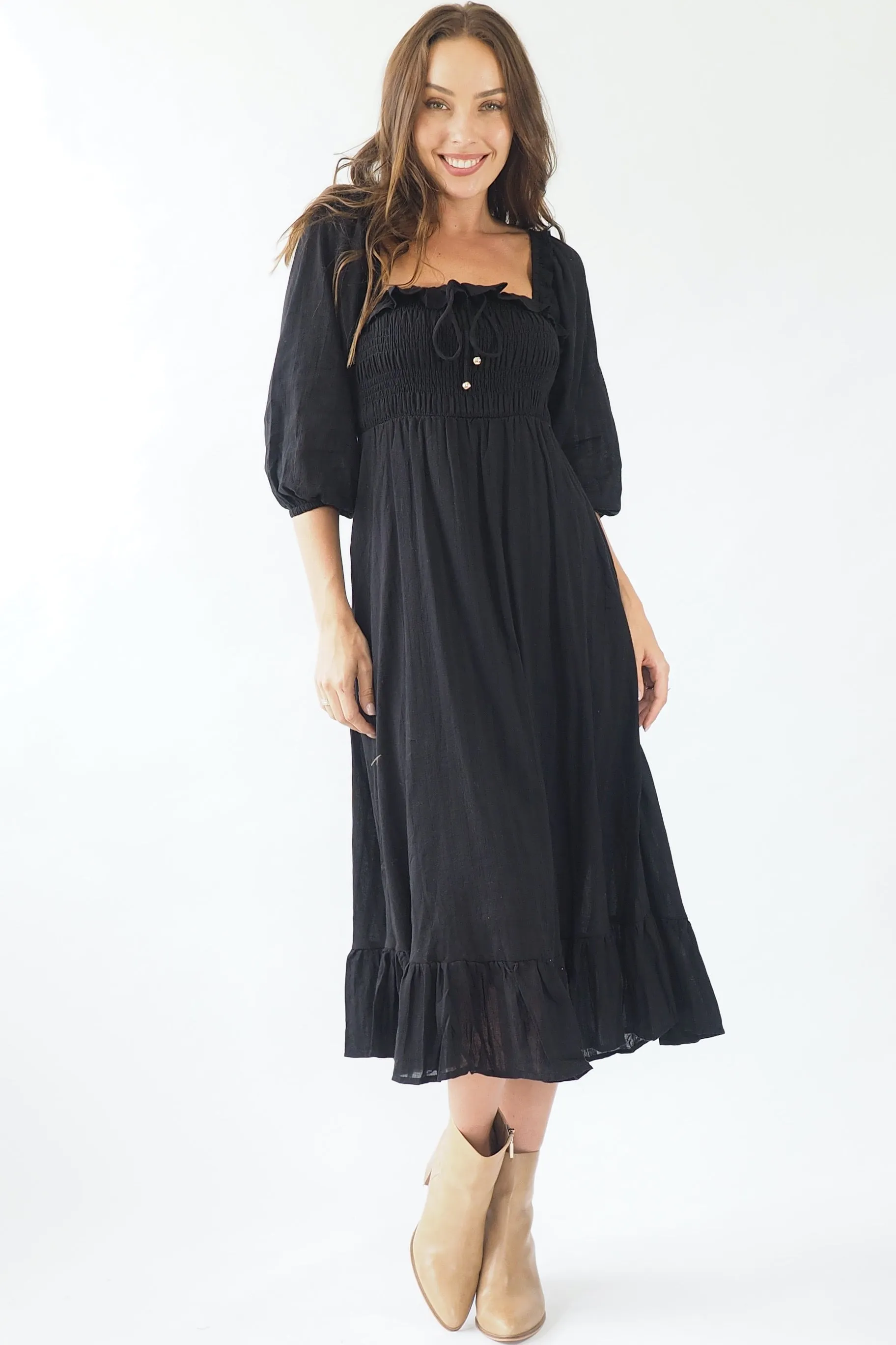 Jacinta Dress- Black