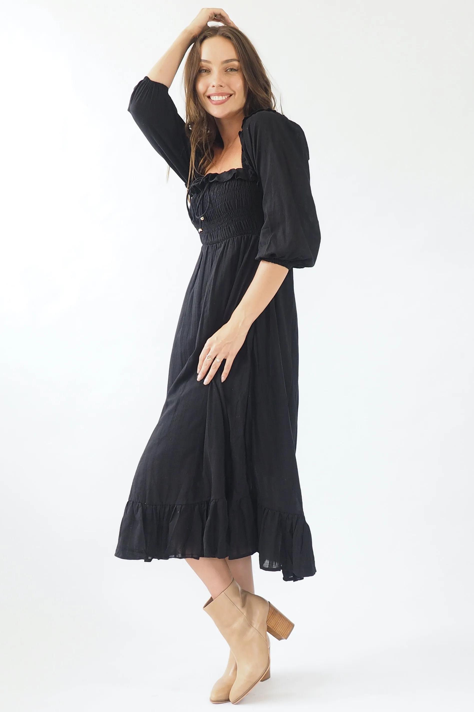 Jacinta Dress- Black