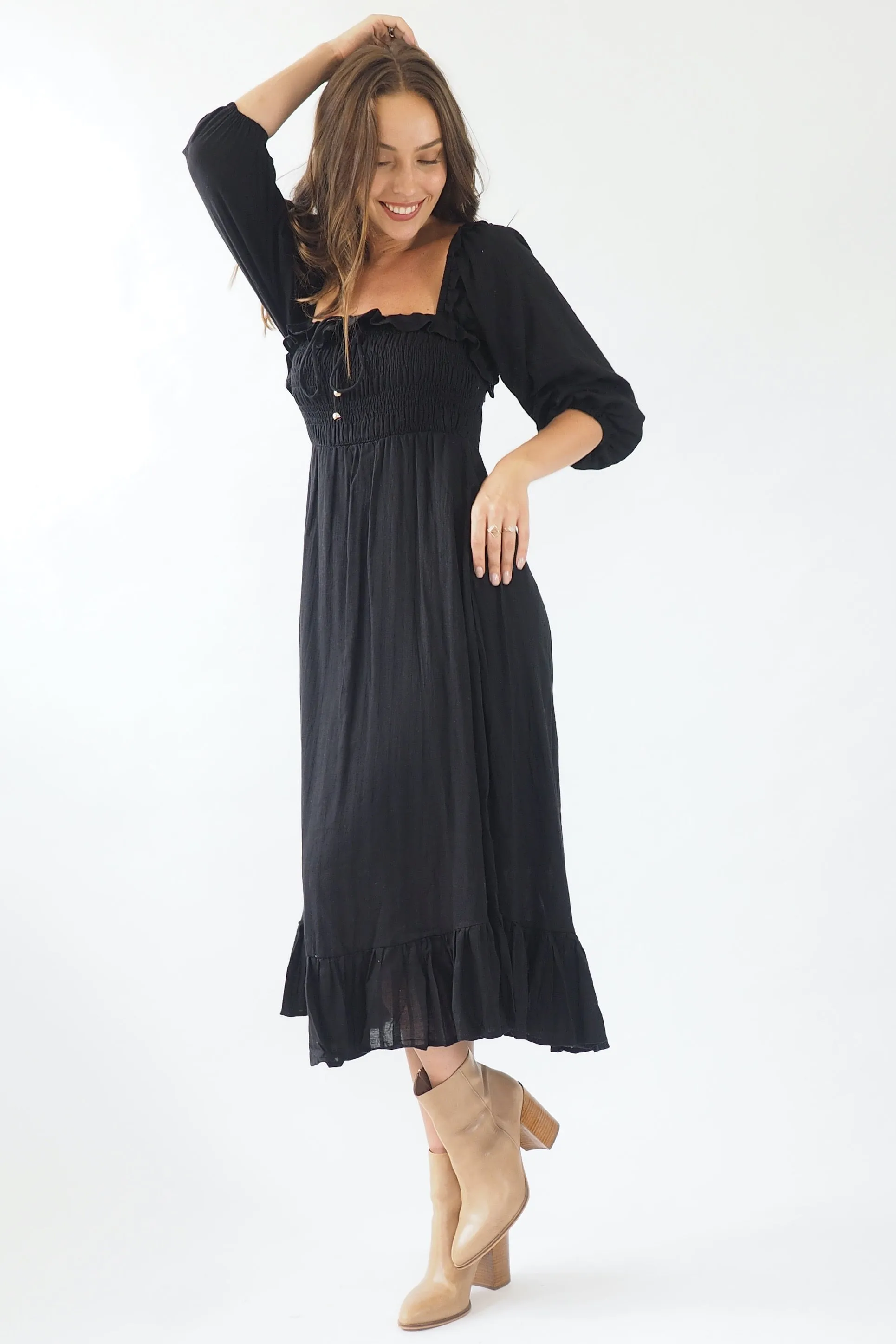 Jacinta Dress- Black