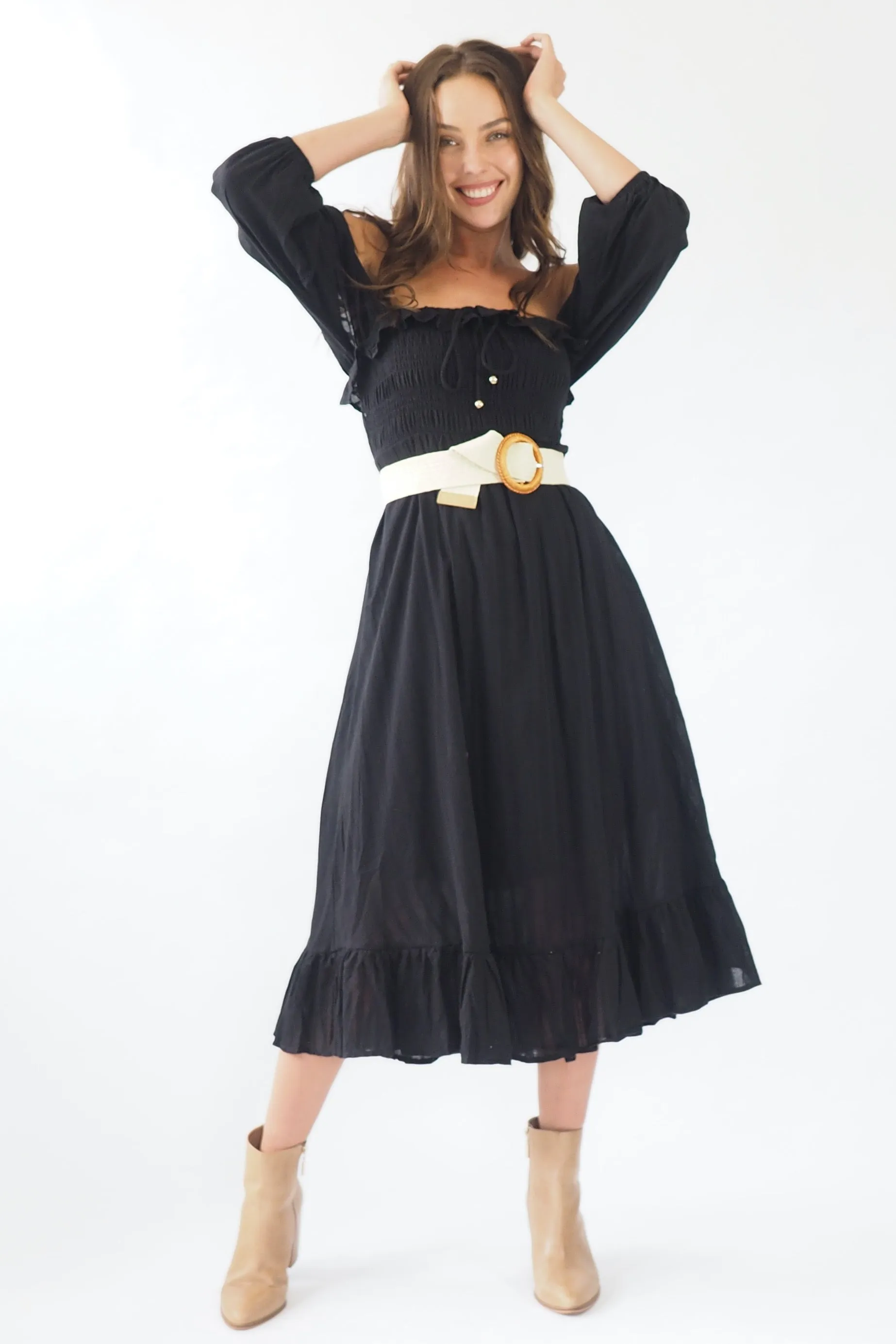 Jacinta Dress- Black