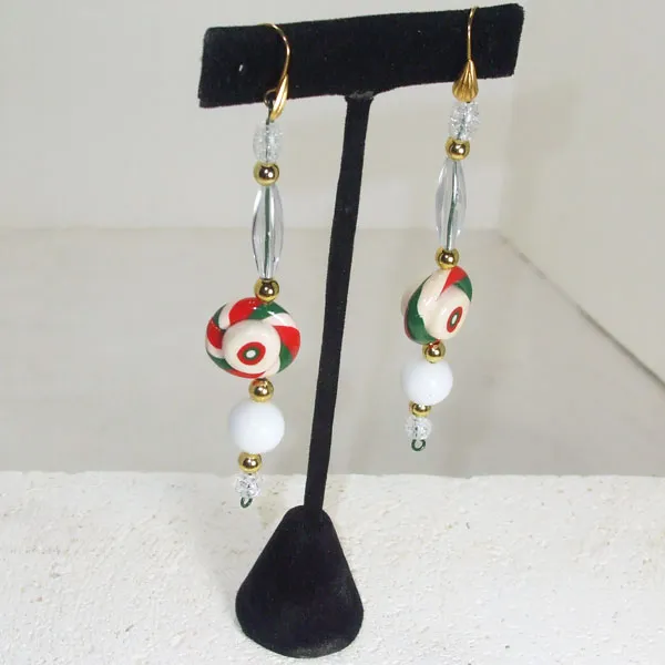 Jacintha Christmas Candy Dangle Earrings