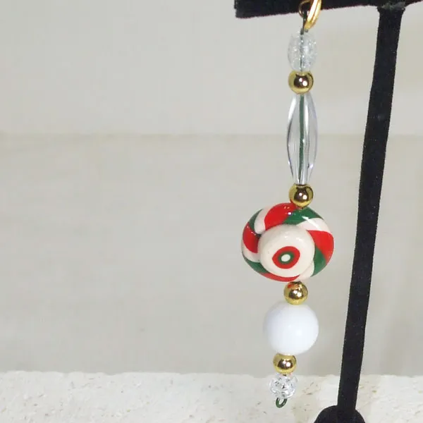 Jacintha Christmas Candy Dangle Earrings