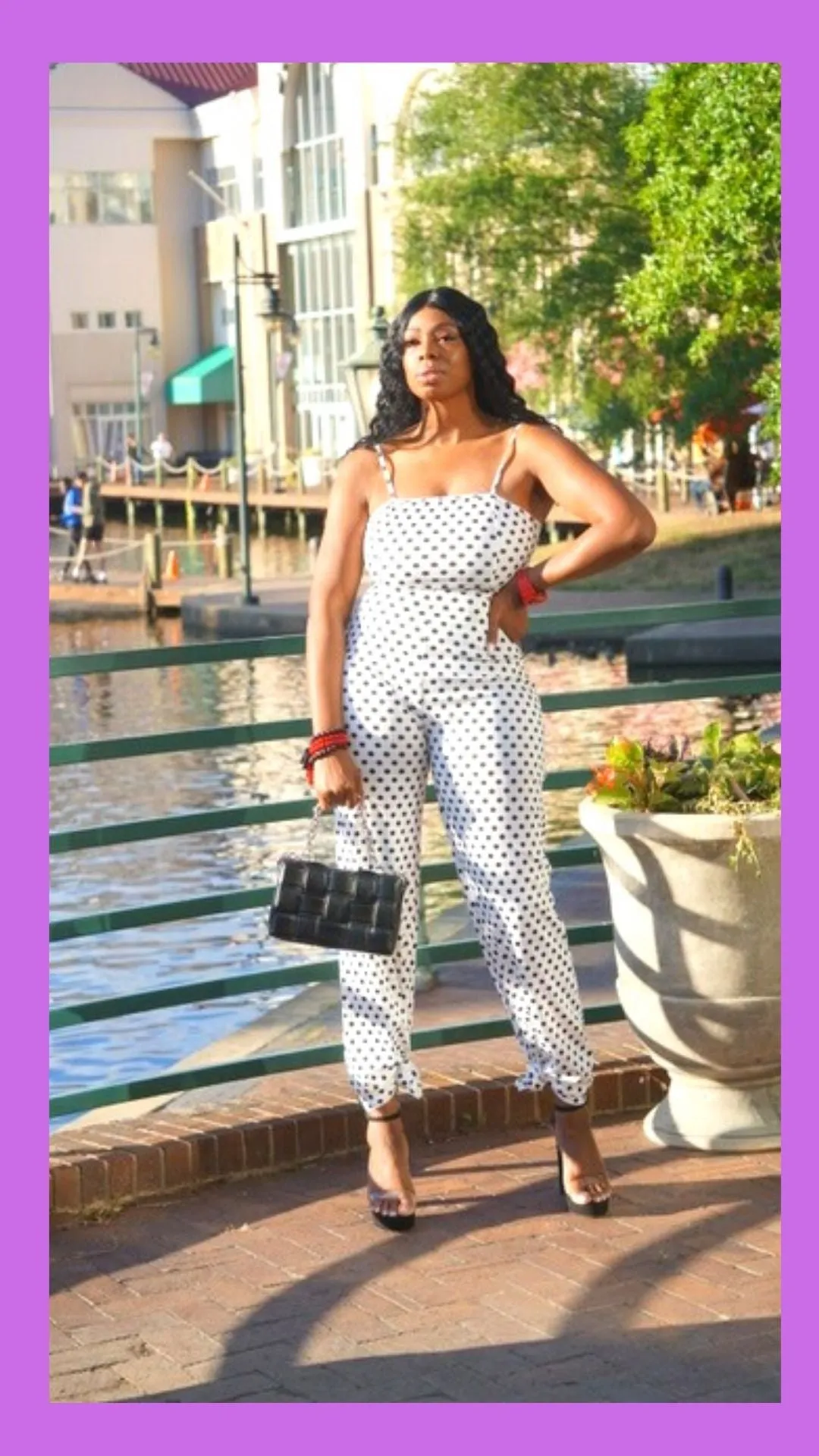 Just in Time Polka Dot Jumpsuit