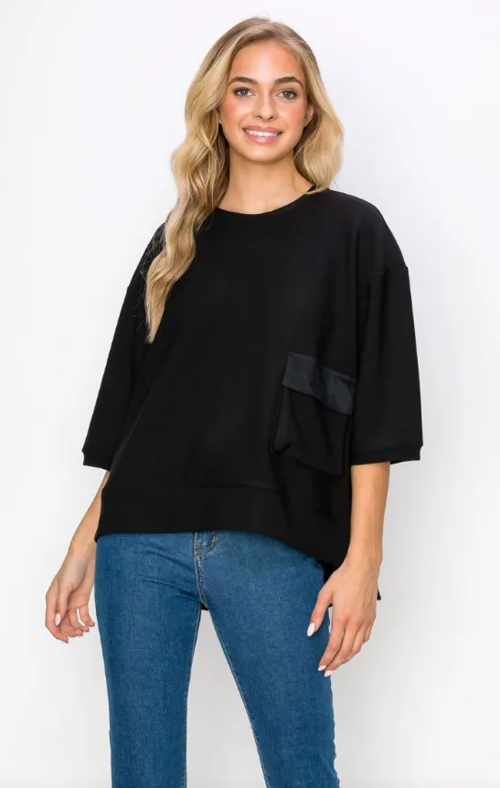 Karen Crepe Knit Top