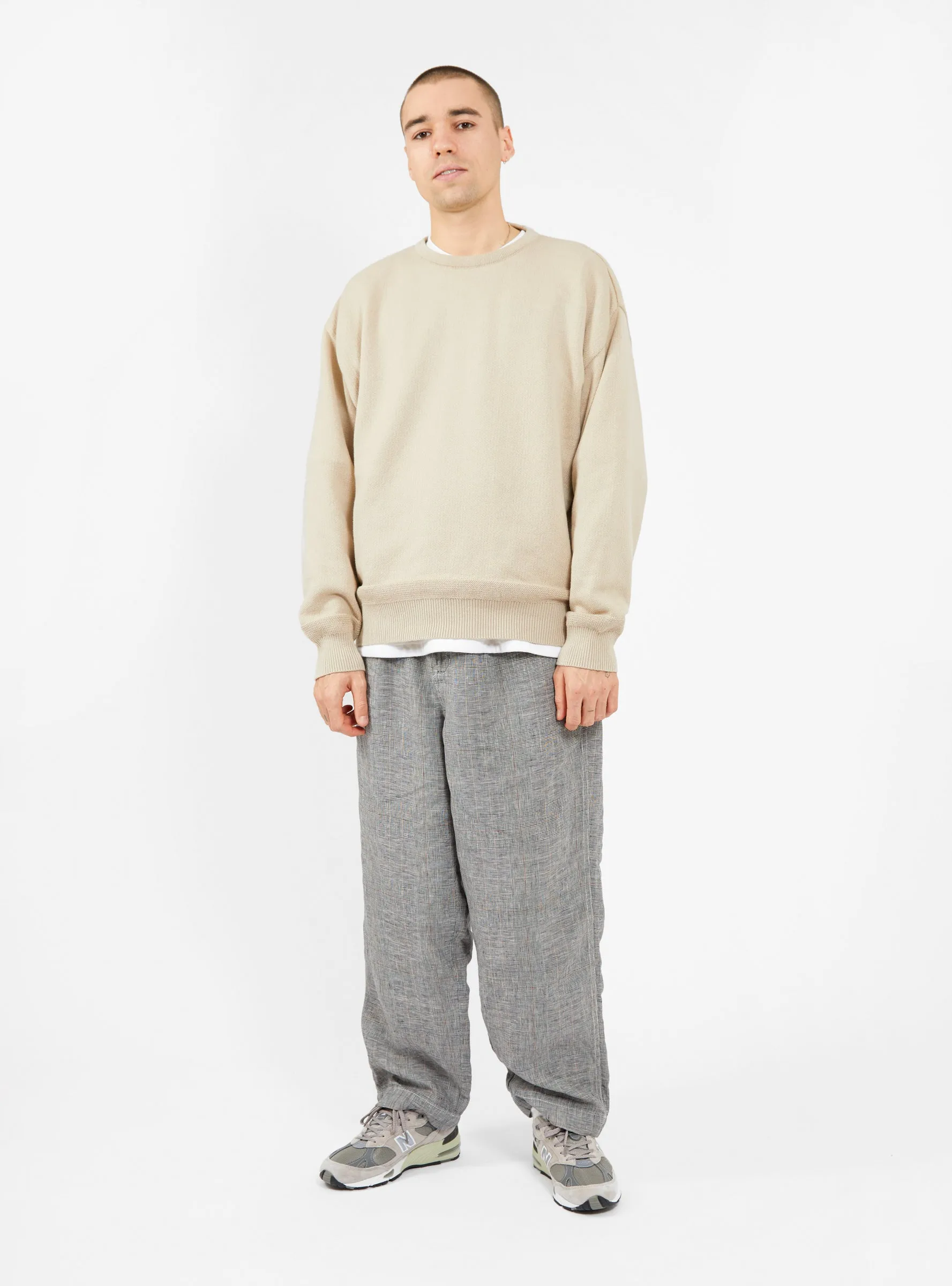 Kendrew Crew Jumper Oat Beige