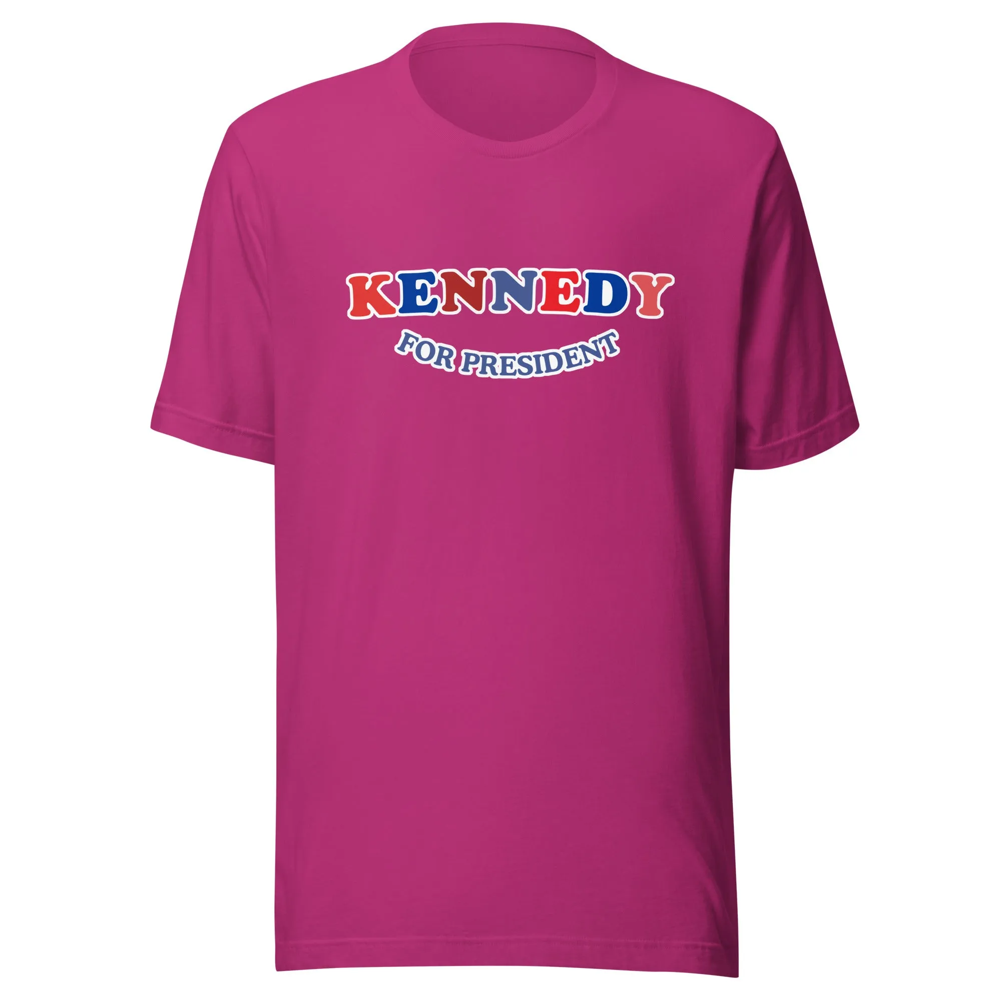 Kennedy for President Colorful Unisex Tee