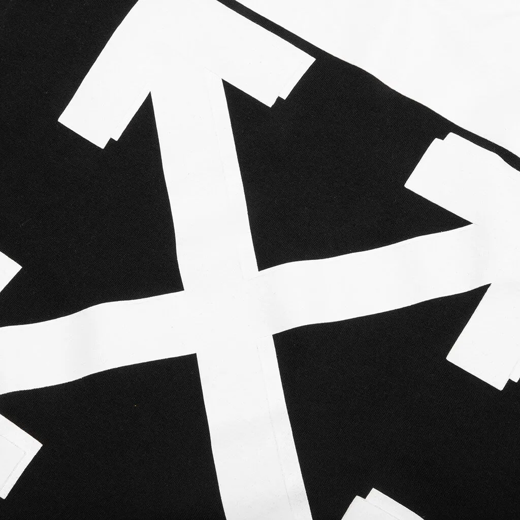 Kids Rubber Arrow L/S Tee - Black/White