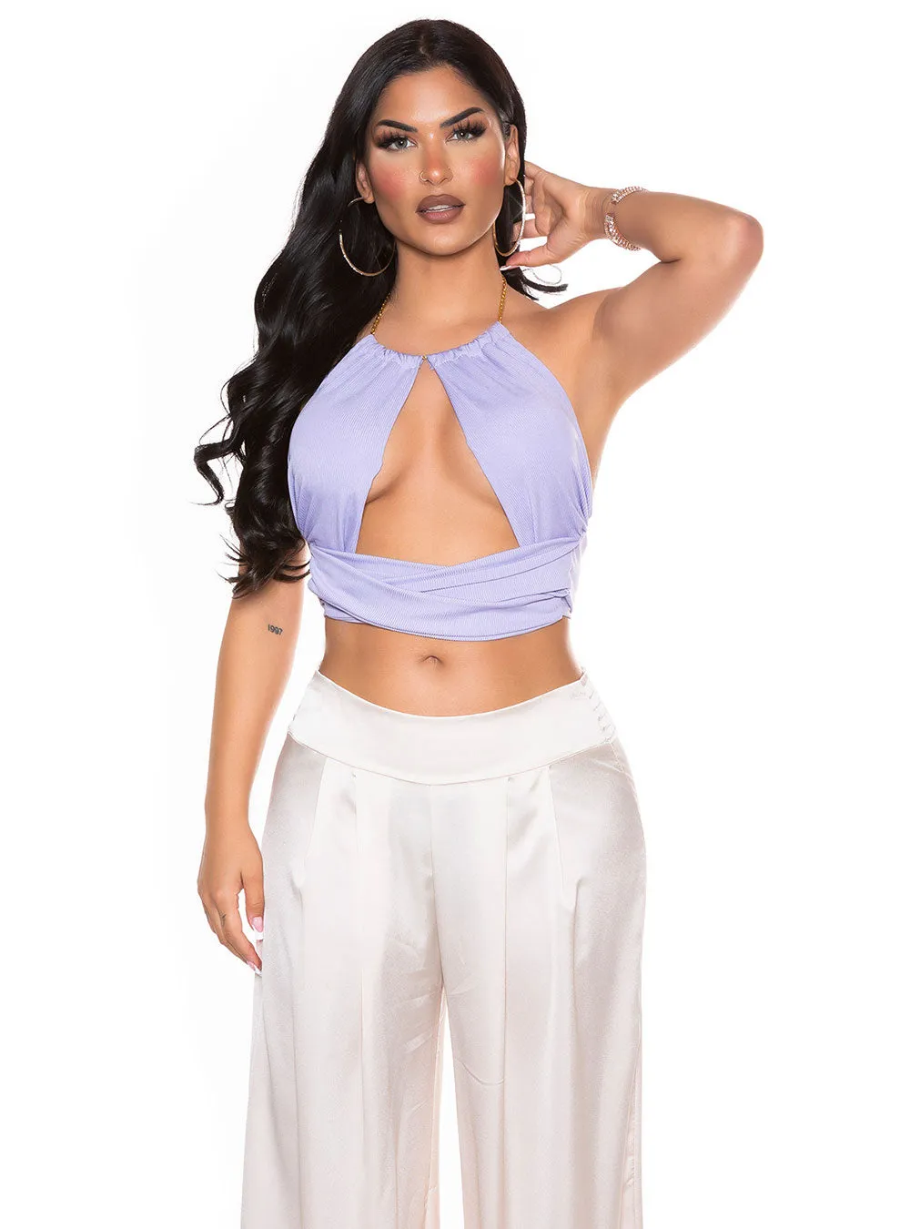 KouCla Chain Crop Top