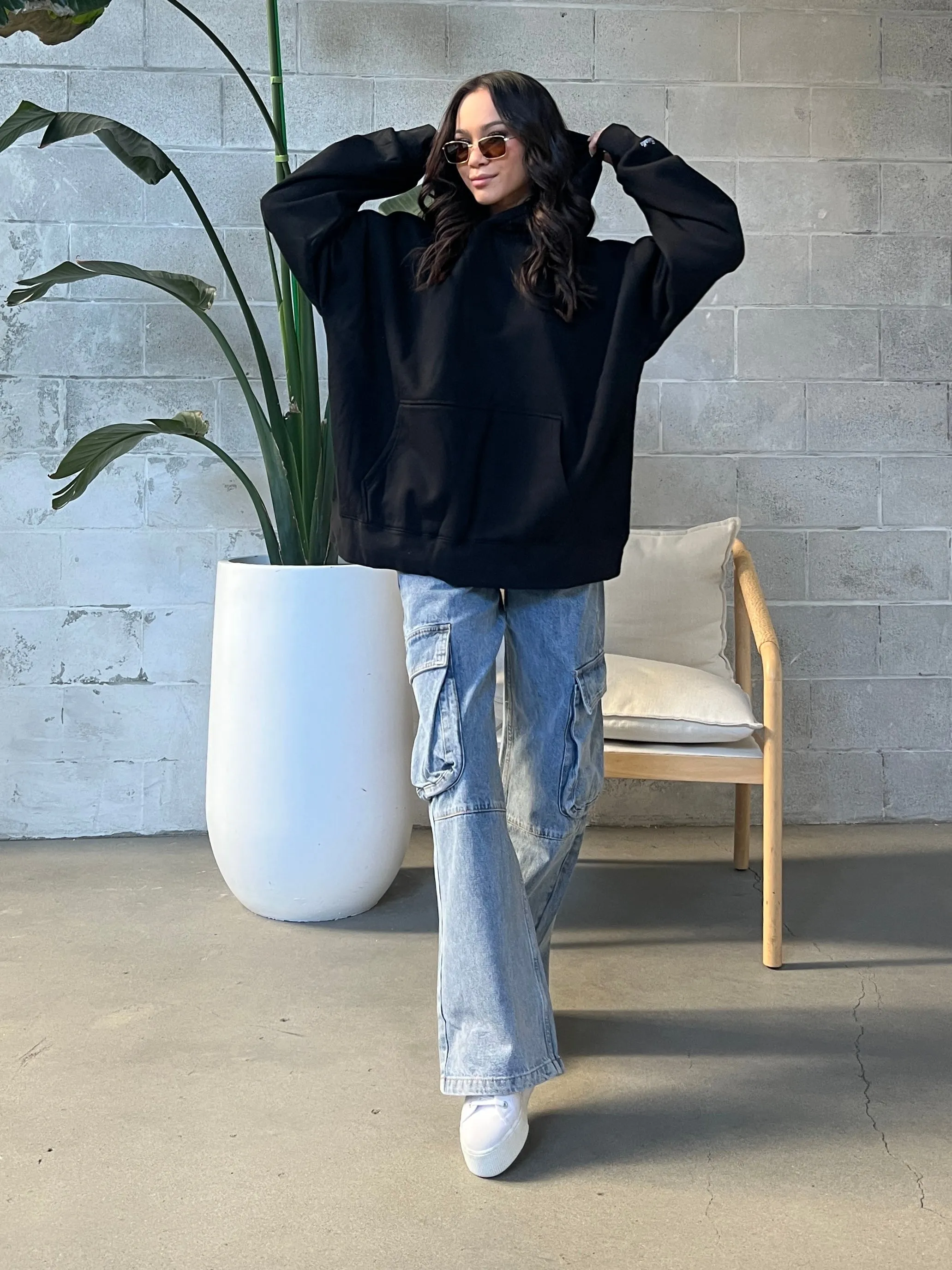 KUWALLA Oversized Boyfriend Hoodie