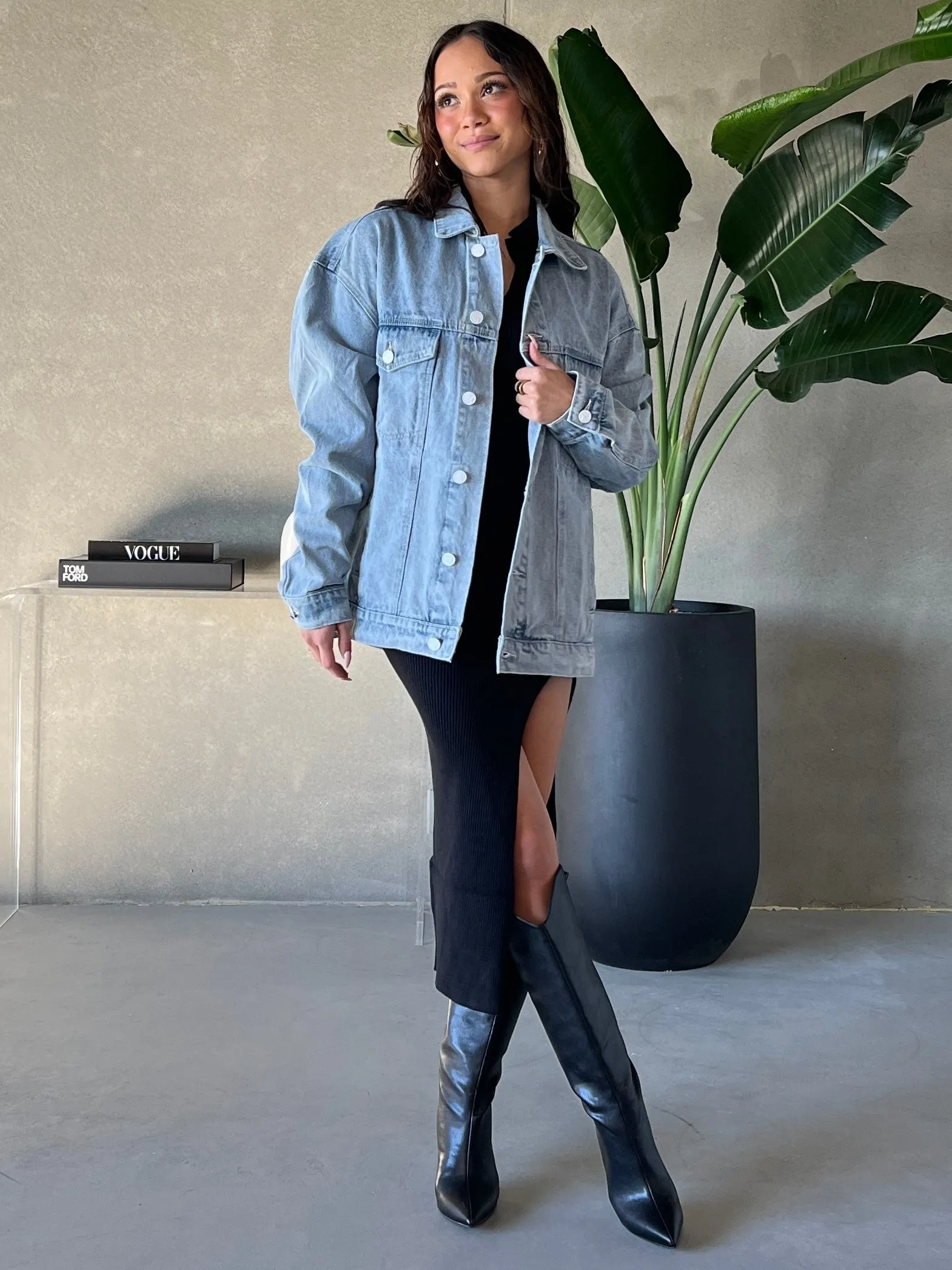 KUWALLA Oversized Denim Jacket