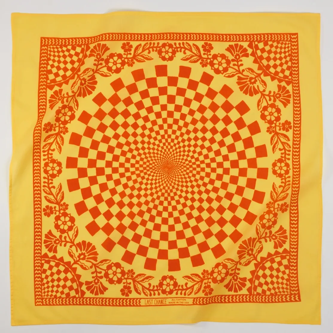 Last Chance Textiles: Organic Cotton Sundial Bandana - Sol