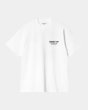 Less Troubles T-Shirt | White / Black