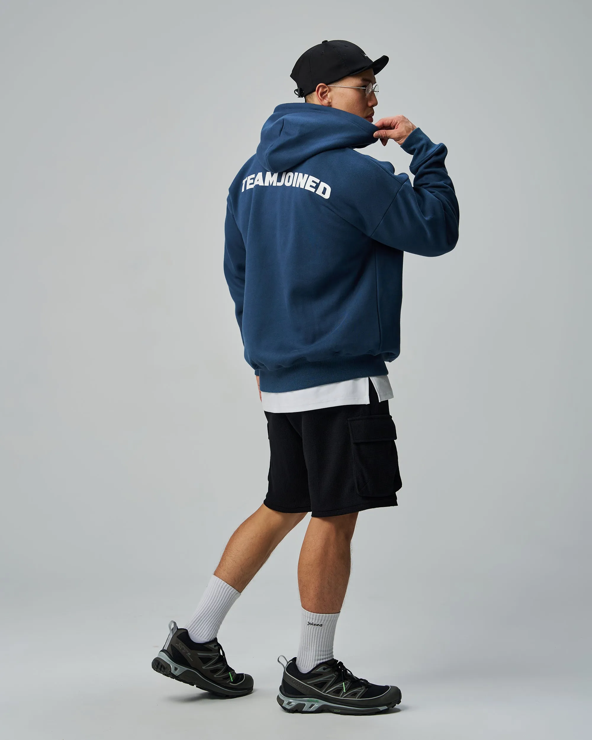 Logo Fleece Oversized Hoodie