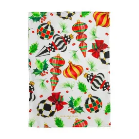 MacKenzie-Childs Deck The Halls Dish Towel