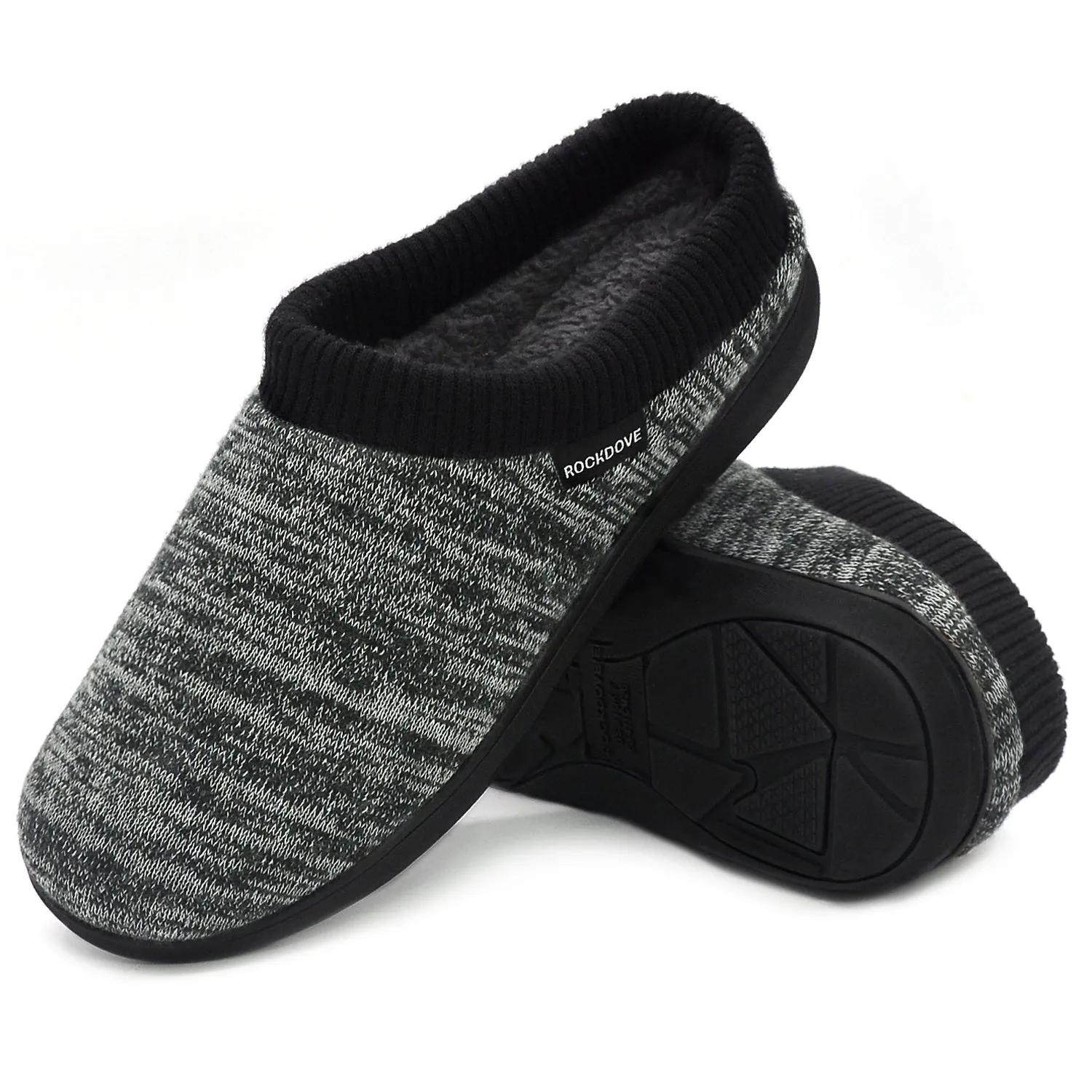 Men's Faux Fur Lined Hoodback Slipper