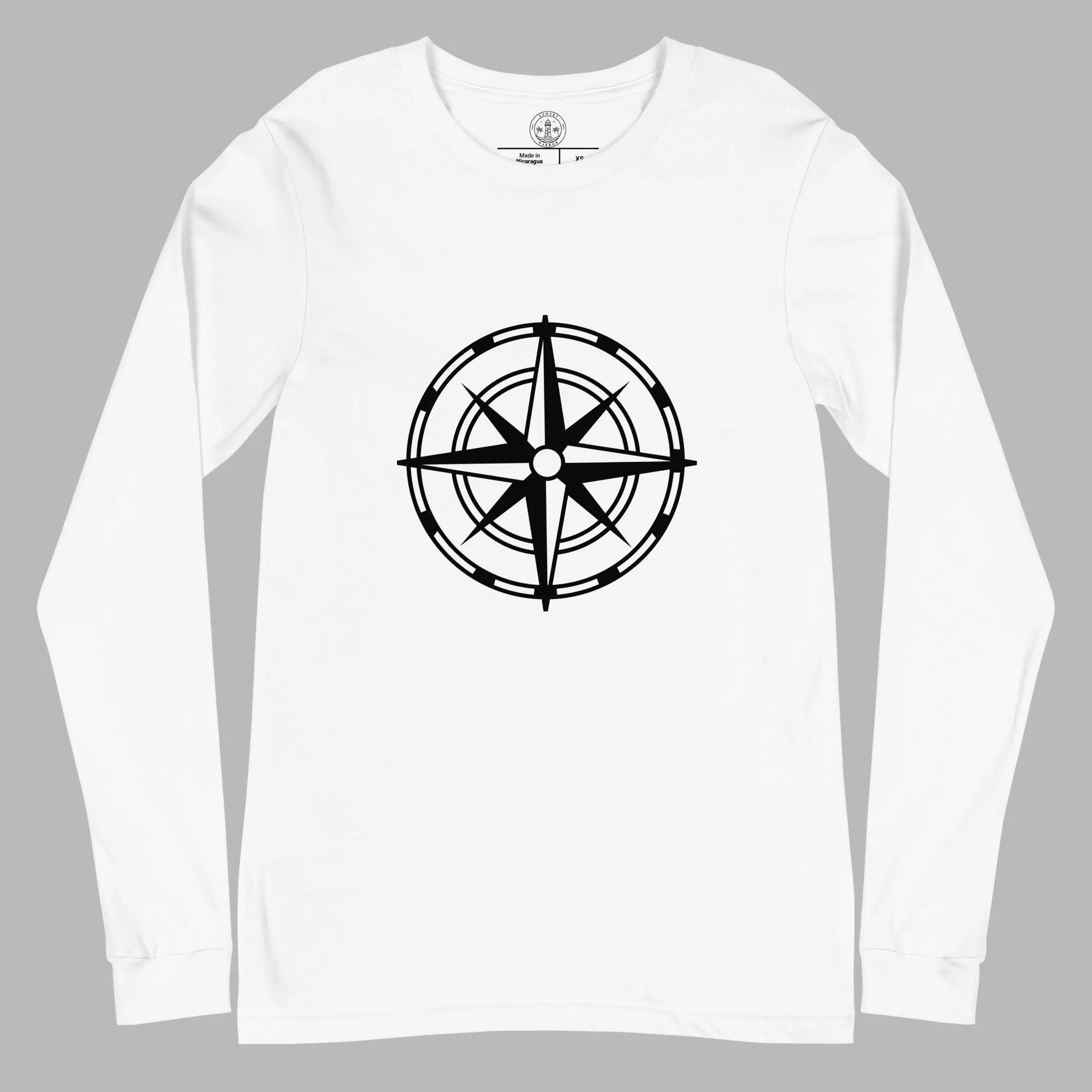 Men's Long Sleeve Tee - Compass