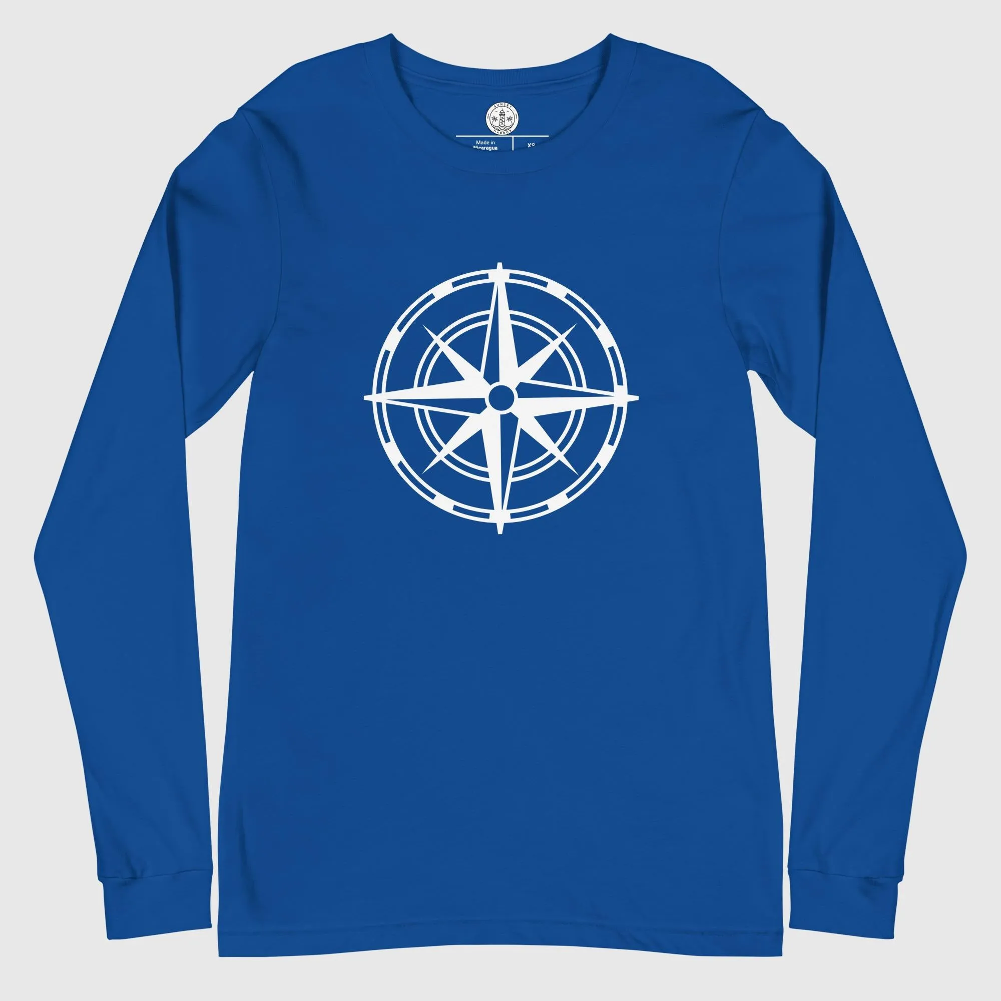 Men's Long Sleeve Tee - Compass