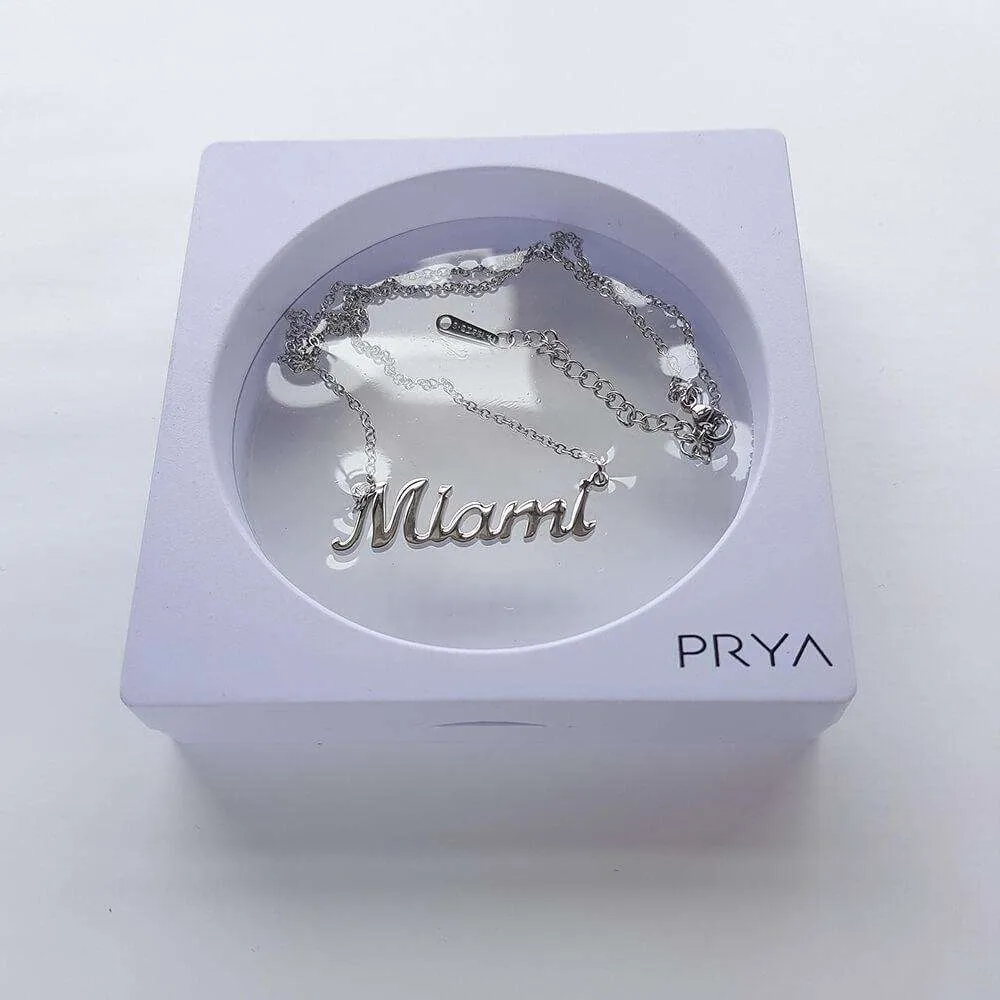 Miami Custom Name Necklace