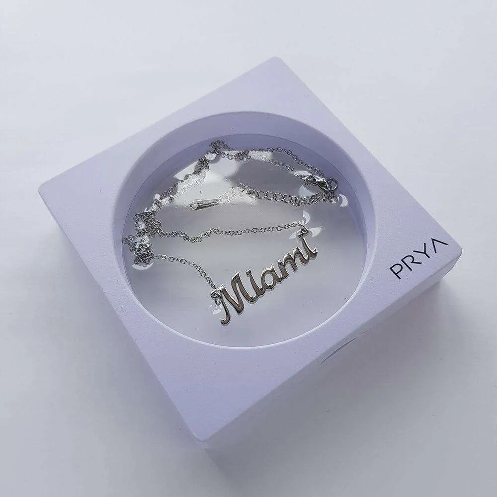 Miami Custom Name Necklace